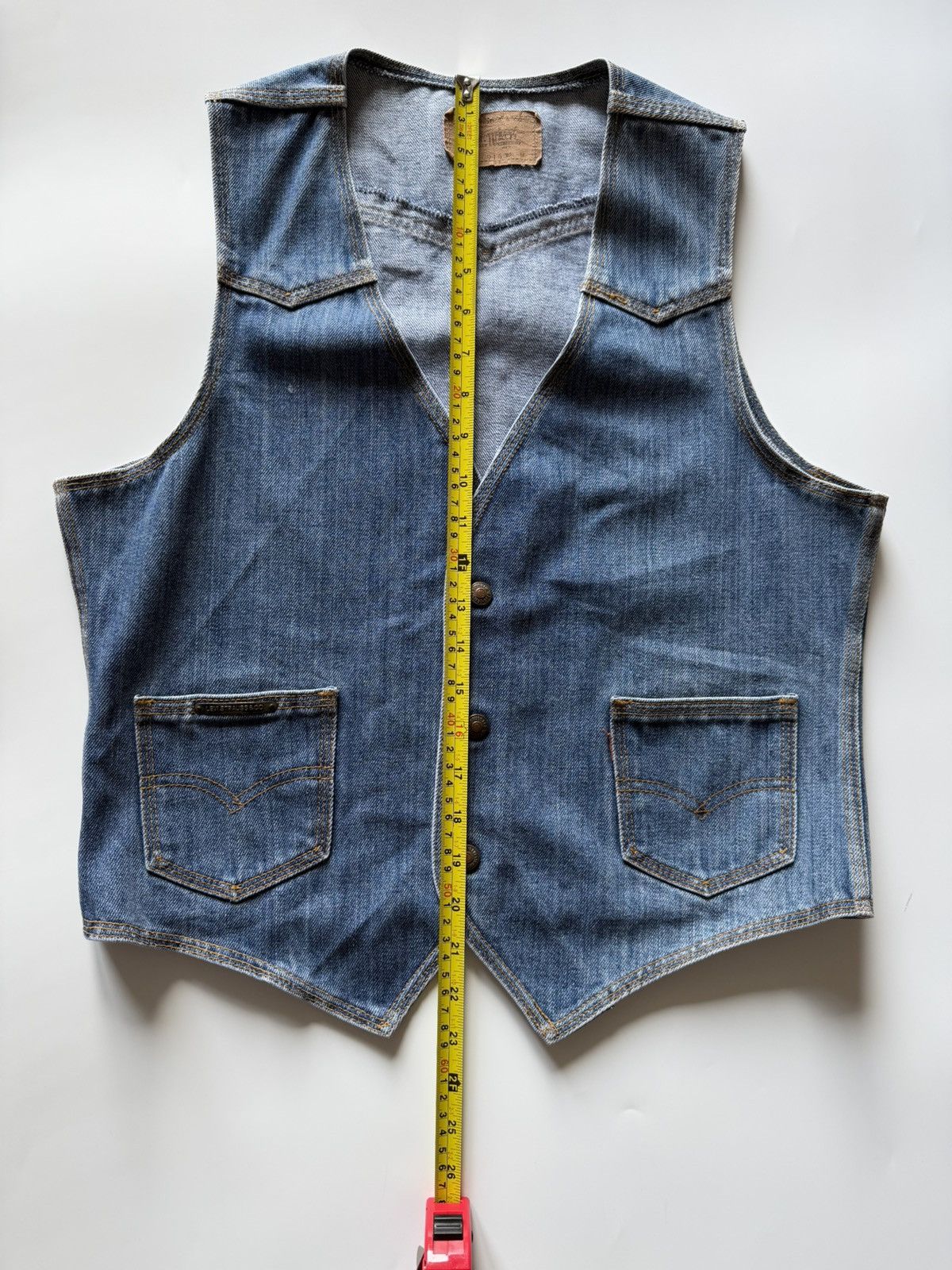 Levi's Vintage Clothing Levi’s vest jeans vintage Size 46R - 17 Thumbnail