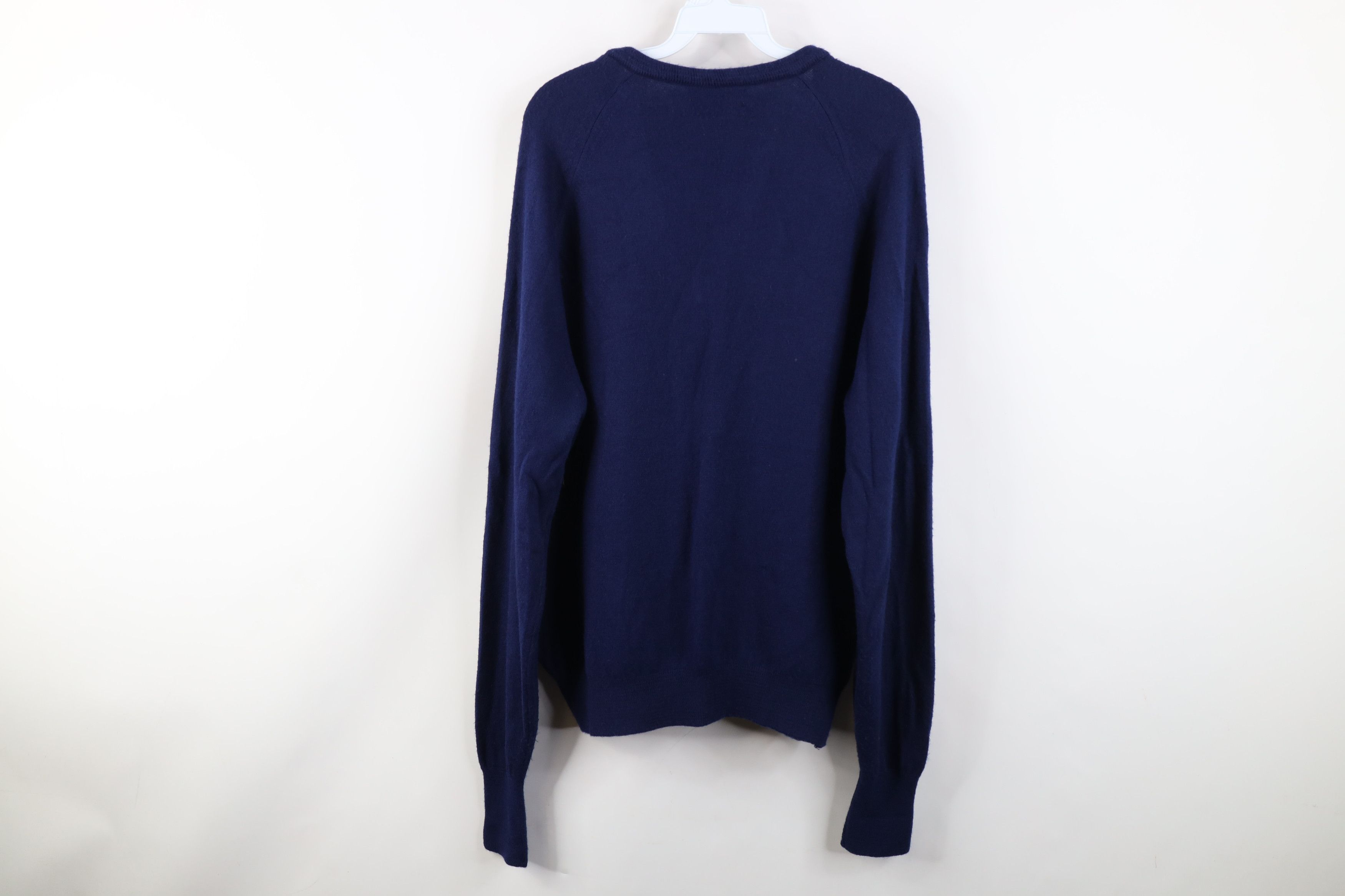 Christian Dior Monsieur Vintage 70s 80s Christian Dior Soft Knit V-Neck Sweater USA Size US L / EU 52-54 / 3 - 8 Thumbnail