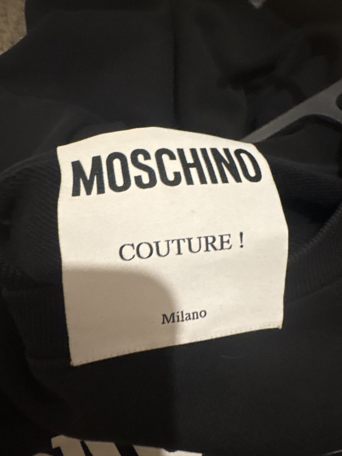 Moschino Moschino Couture! Milano Sweatshirt – Black Size US M / EU 48-50 / 2 - 2 Thumbnail