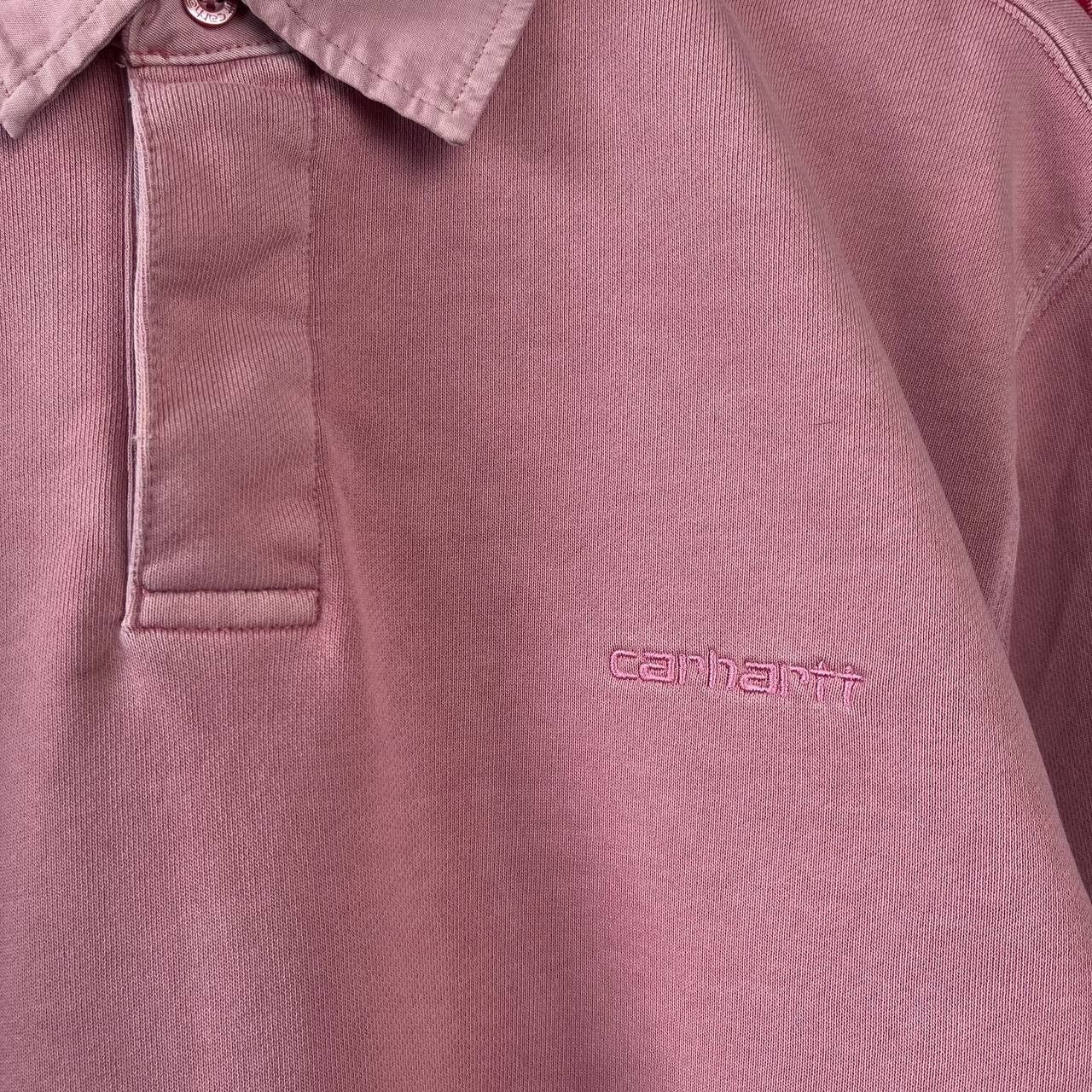 Carhartt Carhartt Baggy Pink Duster Script Sweatshirt Size L Size US L / EU 52-54 / 3 - 4 Thumbnail