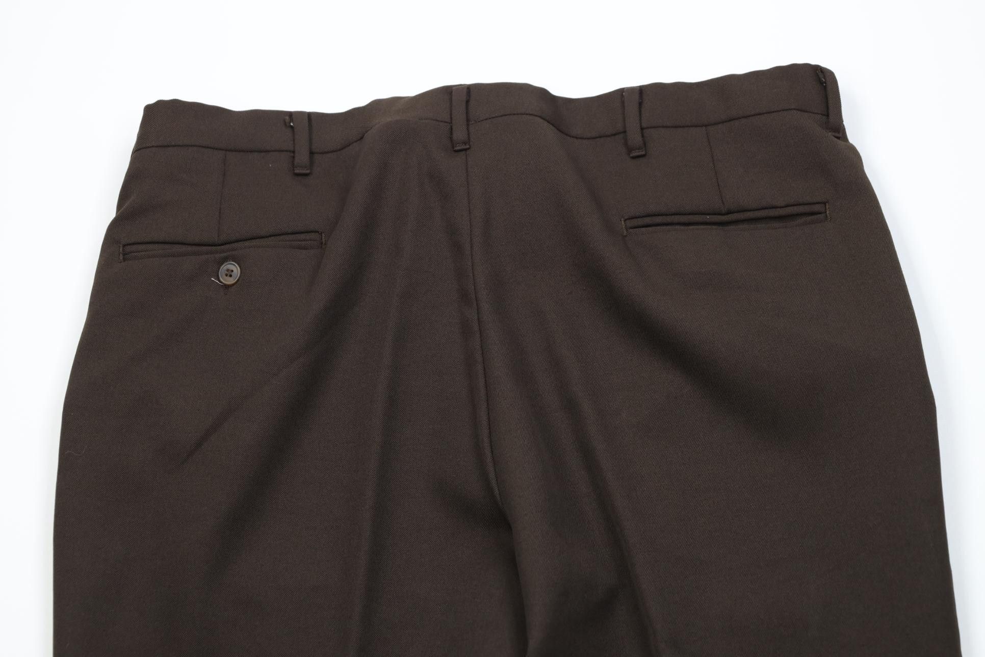 Vintage Vintage 70s Streetwear Wide Leg Chino Pants Brown USA Size US 38 / EU 54 - 11 Thumbnail