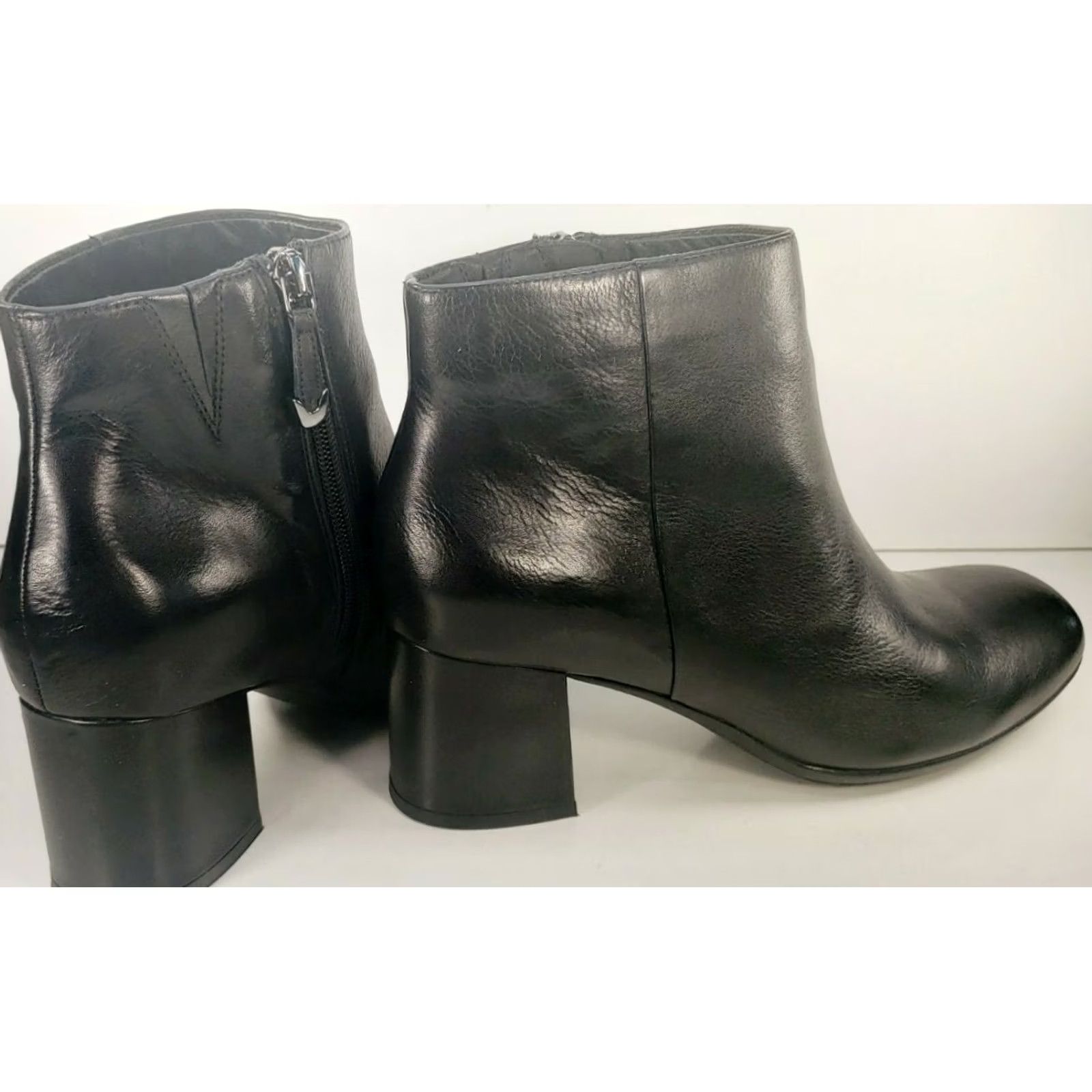 Vintage Earthies Apollo Soft Leather Boots Black Women's Casual 9.5B Size L / US 10 / IT 46 - 3 Thumbnail