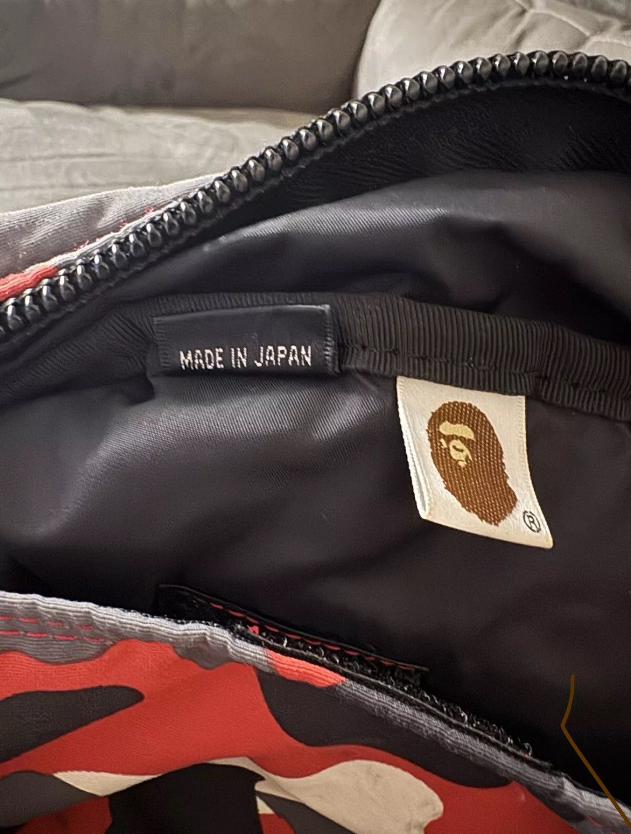 Bape × Porter A Bathing Ape BAPE X Porter MULTI RED Camo waist bag Size ONE SIZE - 6 Thumbnail