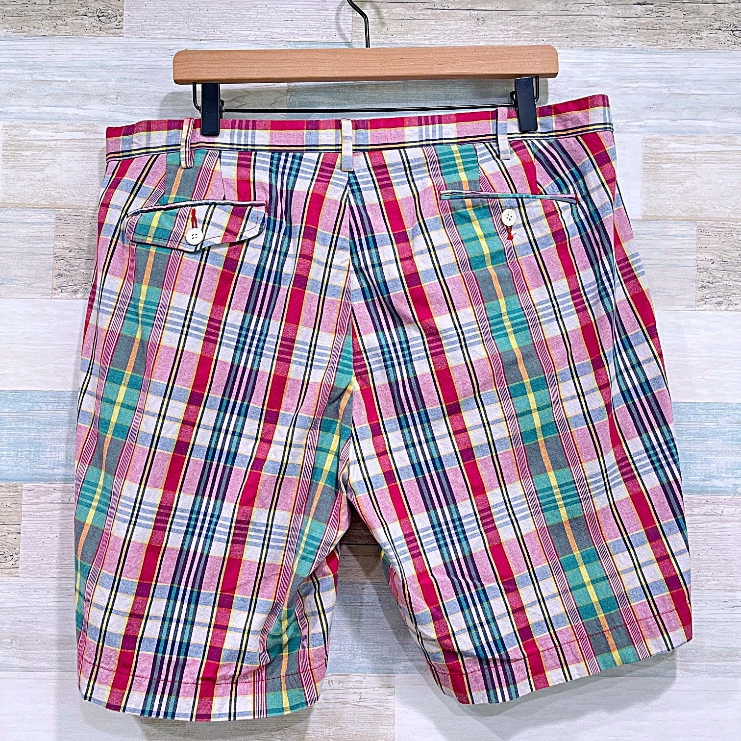 Polo Ralph Lauren POLO Ralph Lauren Authentic India Madras Plaid Shorts 38 Size US 38 / EU 54 - 3 Thumbnail