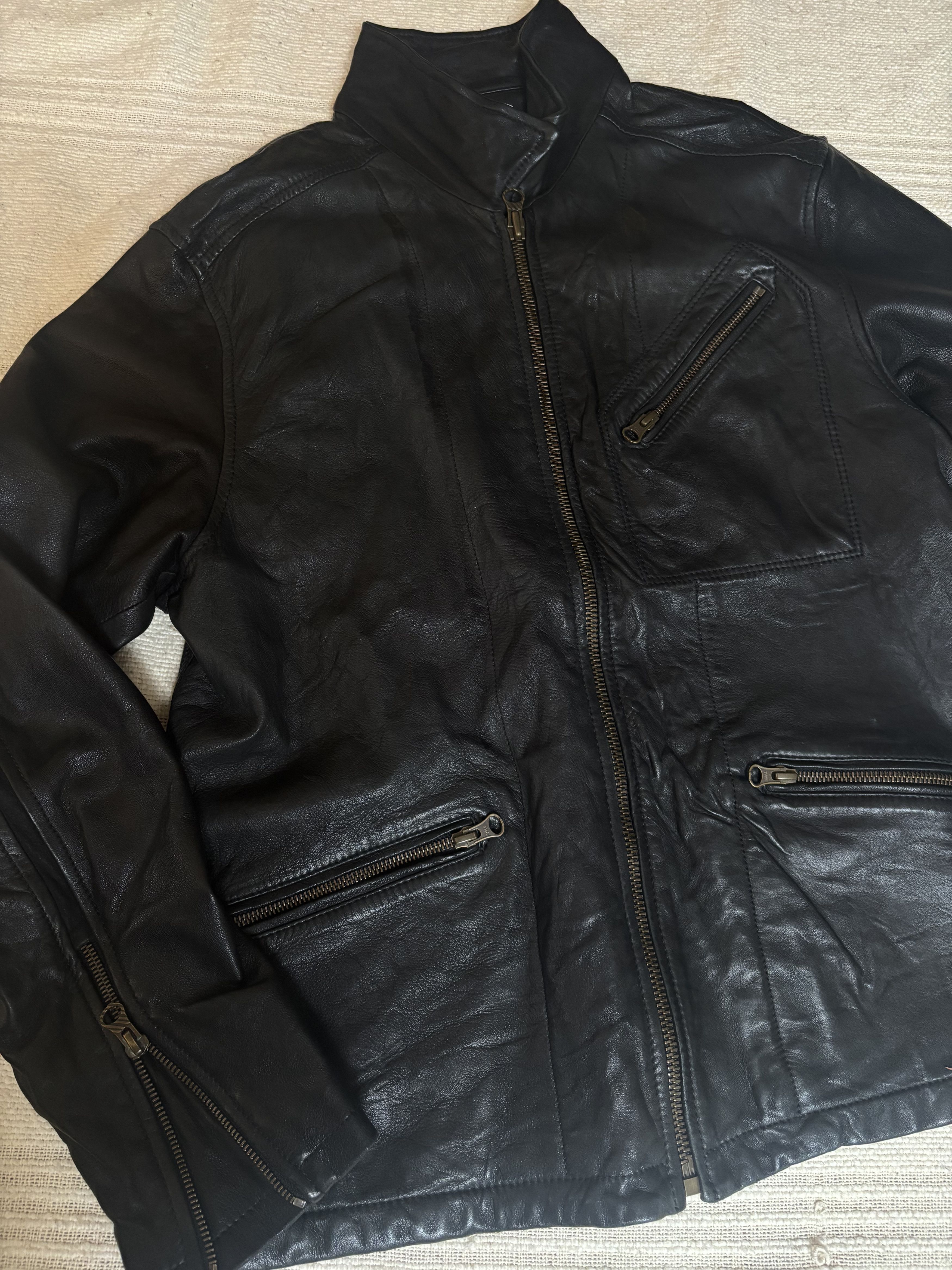 Billy Reid Lambskin Leather Jacket Size US M / EU 48-50 / 2 - 2 Thumbnail