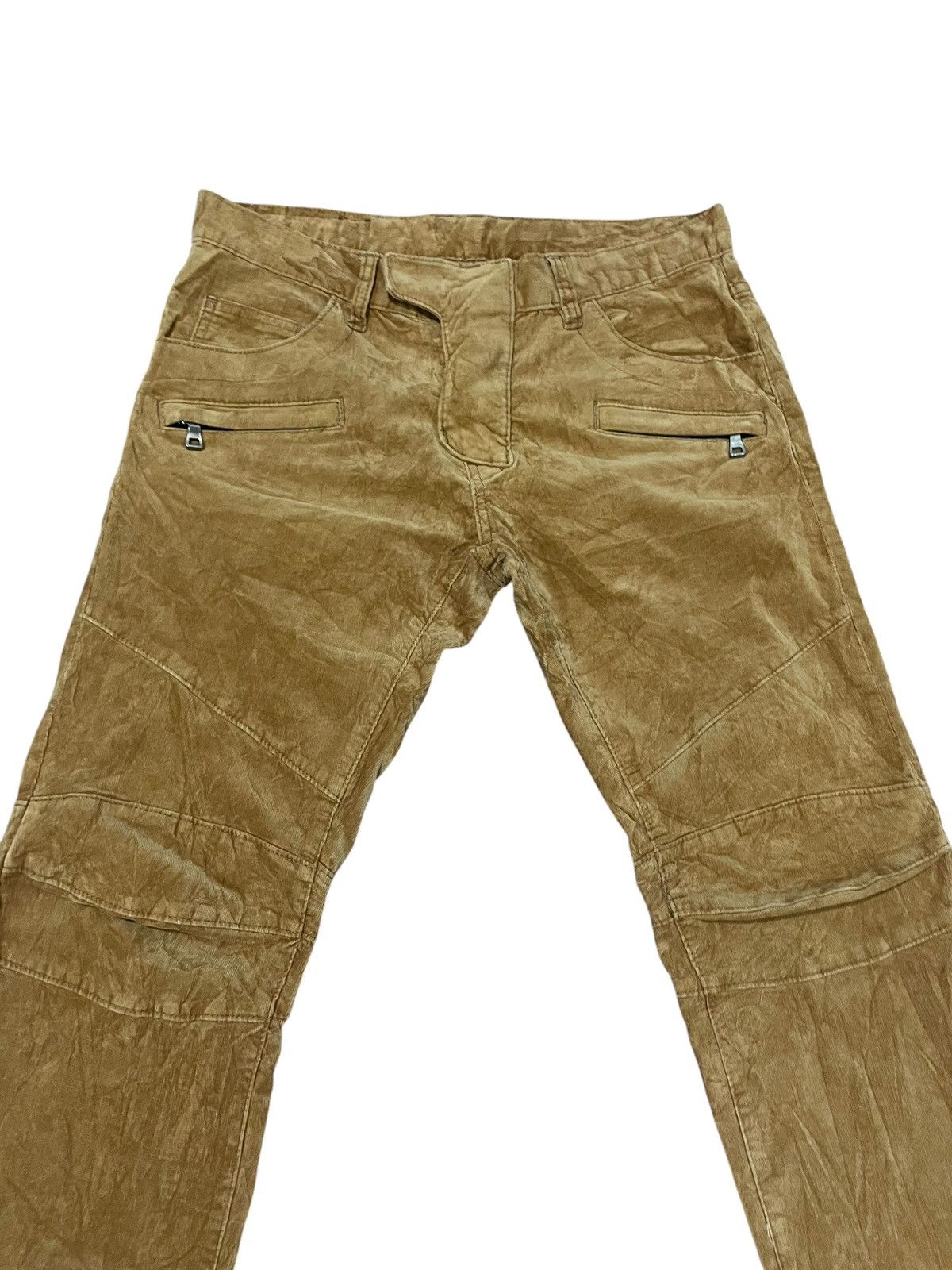 Balmain Balmain Velvet Corduroy Destroyed Pants Size US 33 - 3 Thumbnail