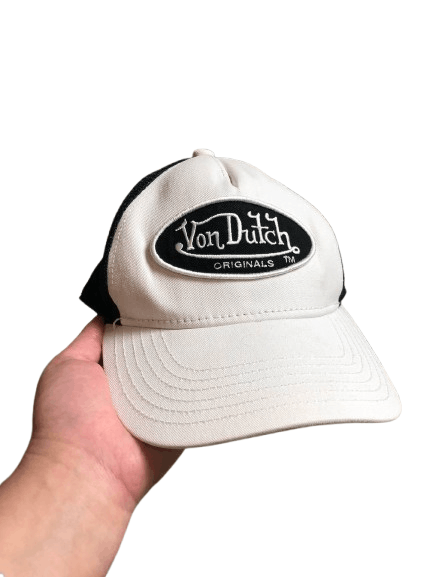 Vintage Von Dutch Big Y2K Logo Cap