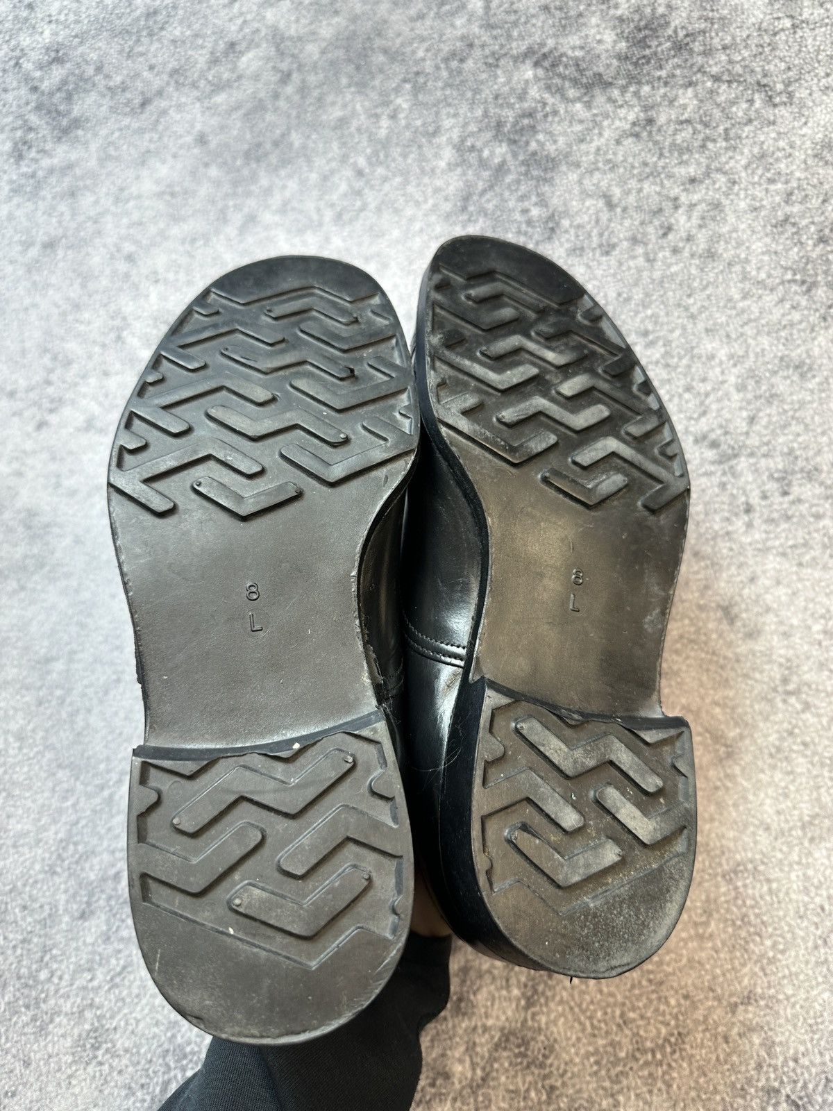 Leather × Vintage Vintage Black Leather UK Boots Streetwear Rare Style Usa 9 Size US 9 / EU 42 - 2 Thumbnail