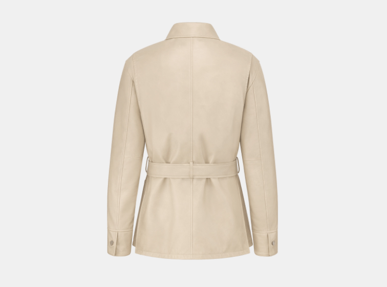 Dior o1w1db10525 443L42 Couture Safari Jacket in Beige Size US M / EU 48-50 / 2 - 2 Thumbnail