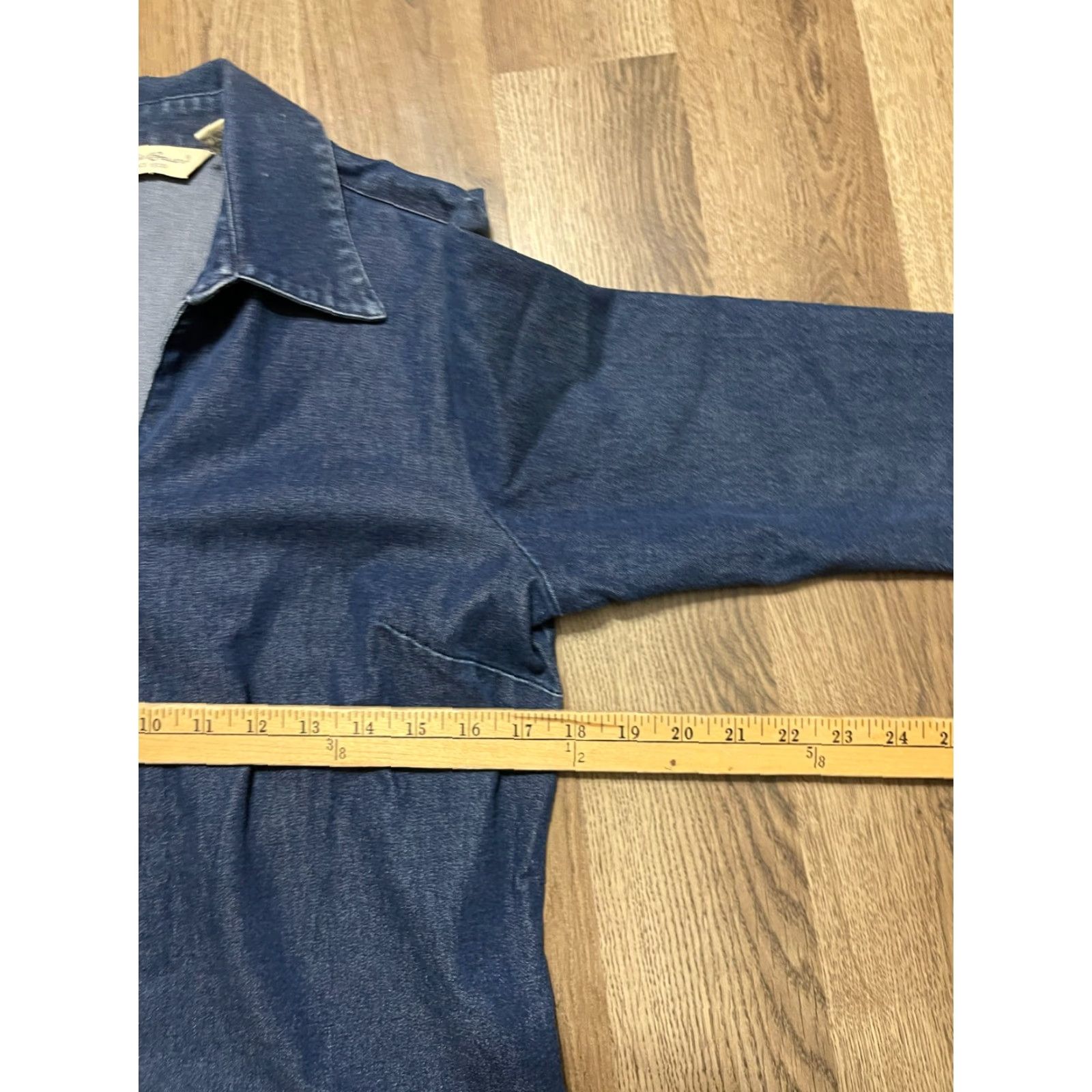 Eddie Bauer Eddie Bauer Jacket Women's XS Blue Denim Button Up Long Sleeve Womens Size XS / US 0-2 / IT 36-38 - 6 Thumbnail