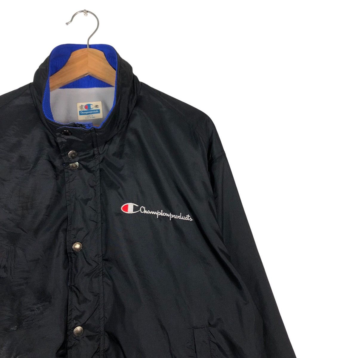 Japanese Brand 🔥Vintage Bomber Jacket Nylon Champion Product Japan Size US L / EU 52-54 / 3 - 6 Thumbnail