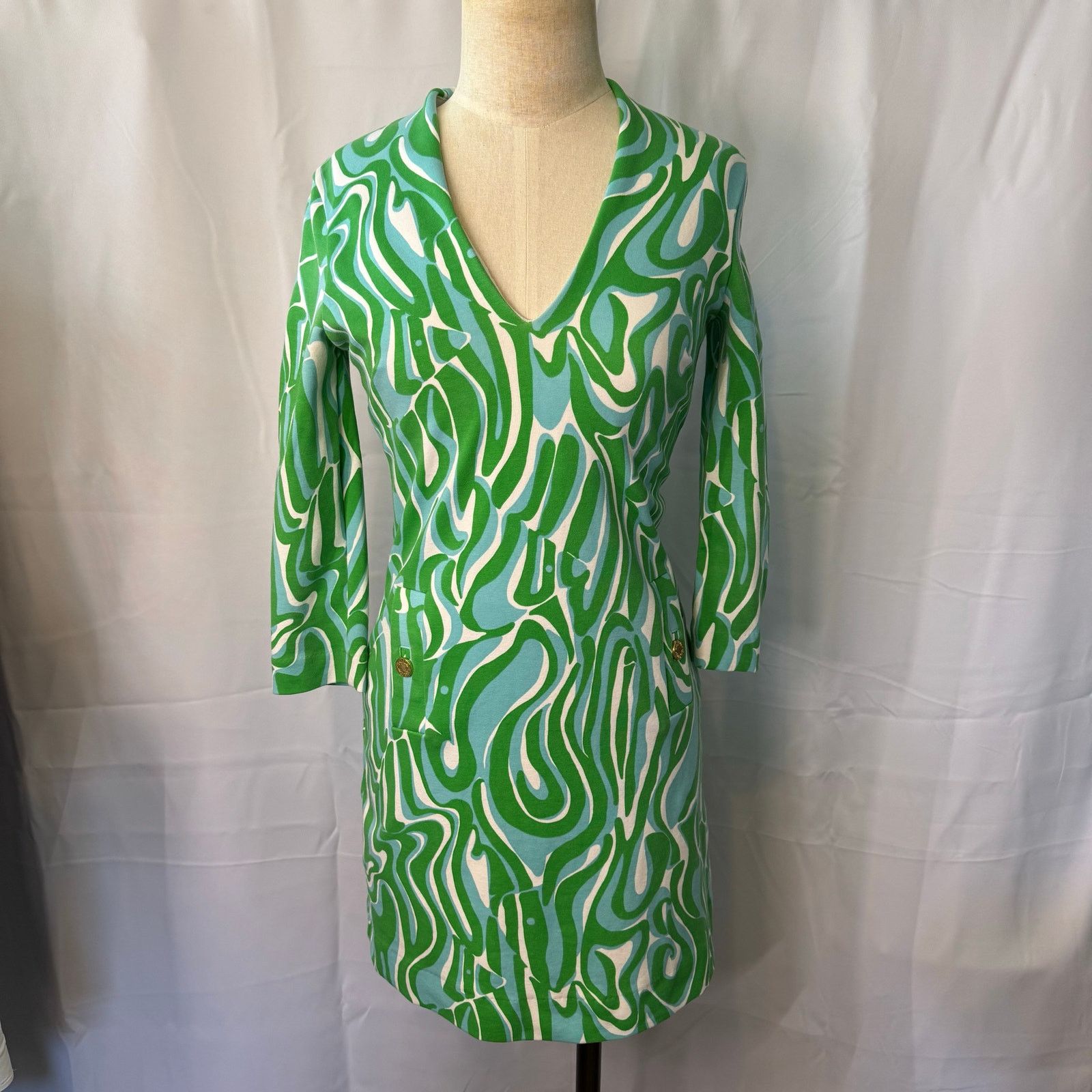 Lilly Pulitzer Lilly Pulitzer Charlena Resort Shift Dress Size XS Size XS / US 0-2 / IT 36-38 - 3 Thumbnail