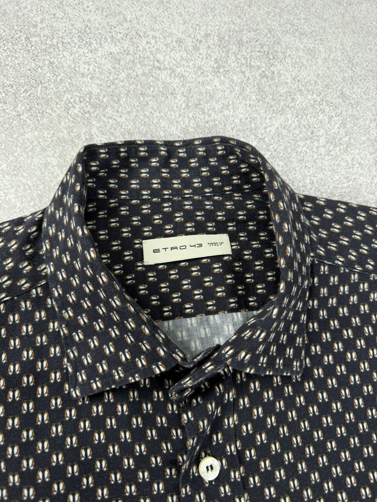 Etro Etro Multicolor Long Sleeve Shirt Men’s Size 43 Size US XL / EU 56 / 4 - 6 Thumbnail