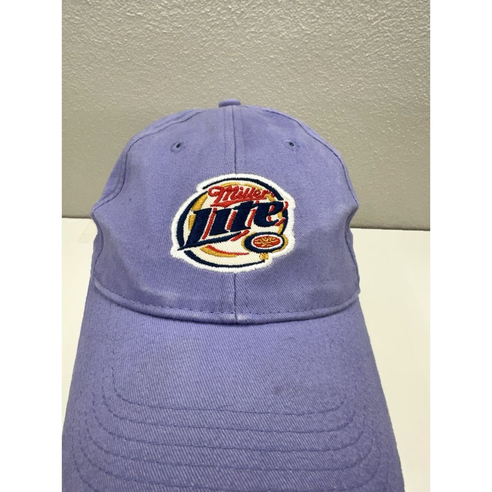 Vintage Acme Miller Lite Baseball Hat Purple Adjustable Beer Cap Mens Baseball Cap Purple Adjustable Beer Cap 90s Theme Vintage: No Size ONE SIZE - 2 Thumbnail