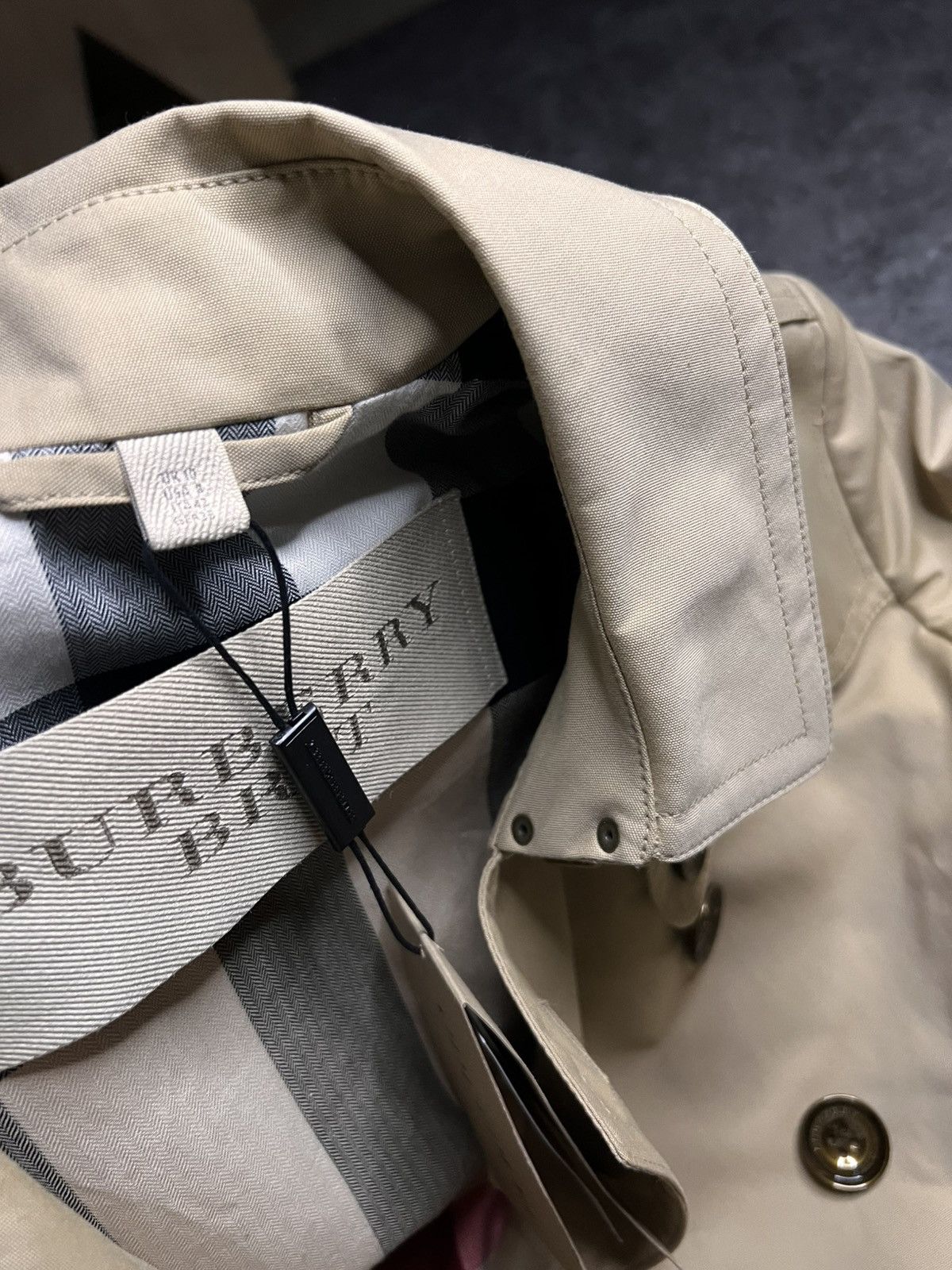 Burberry New trench coat Burberry Brit Size L / US 10 / IT 46 - 7 Thumbnail