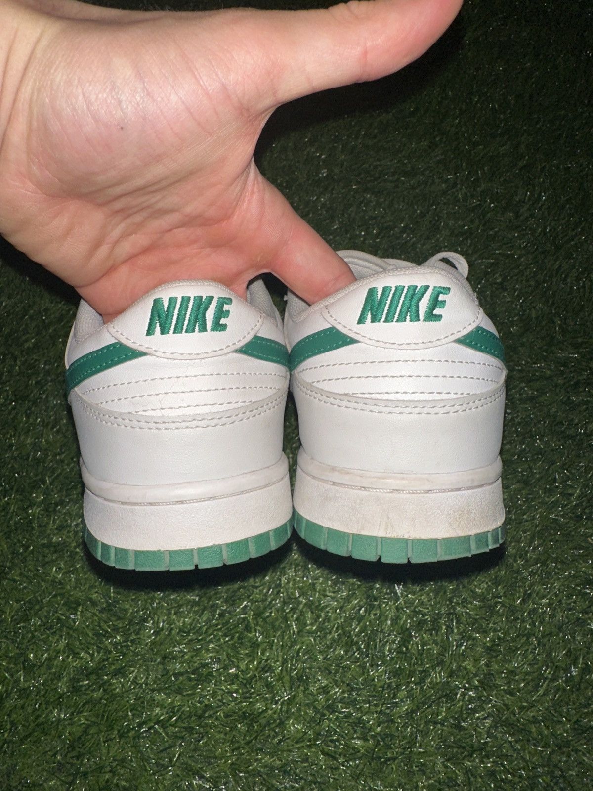 Nike Nike dunk low pro white green shoes size 8.5 Size US 8.5 / EU 41-42 - 5 Thumbnail