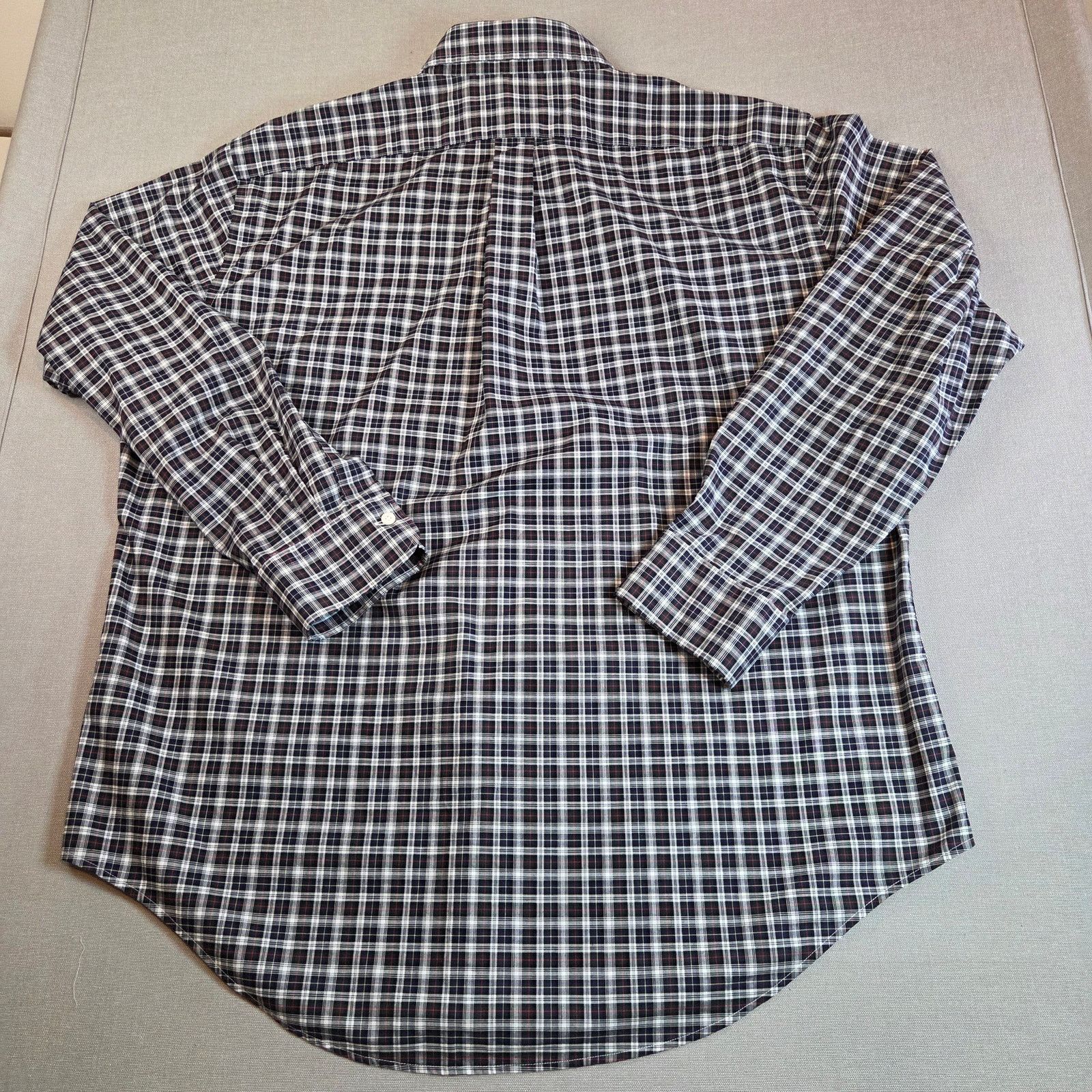 Lauren Ralph Lauren Ralph Lauren Classic Fit Non Iron Plaid Shirt 17 34/35 Size US L / EU 52-54 / 3 - 2 Thumbnail