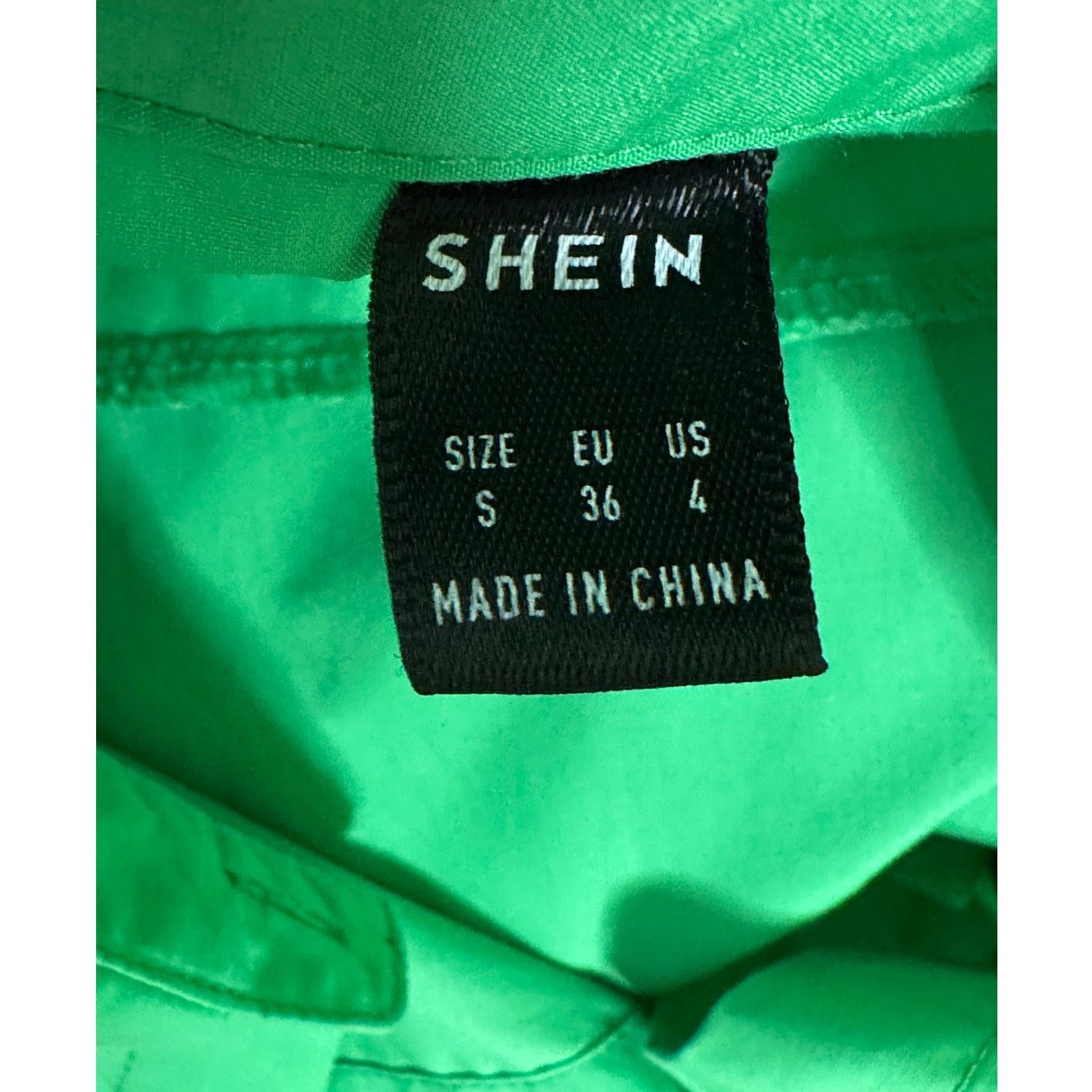 Shein Shein lime green long sleeves relax fit shirt size small Size S / US 4 / IT 40 - 3 Thumbnail