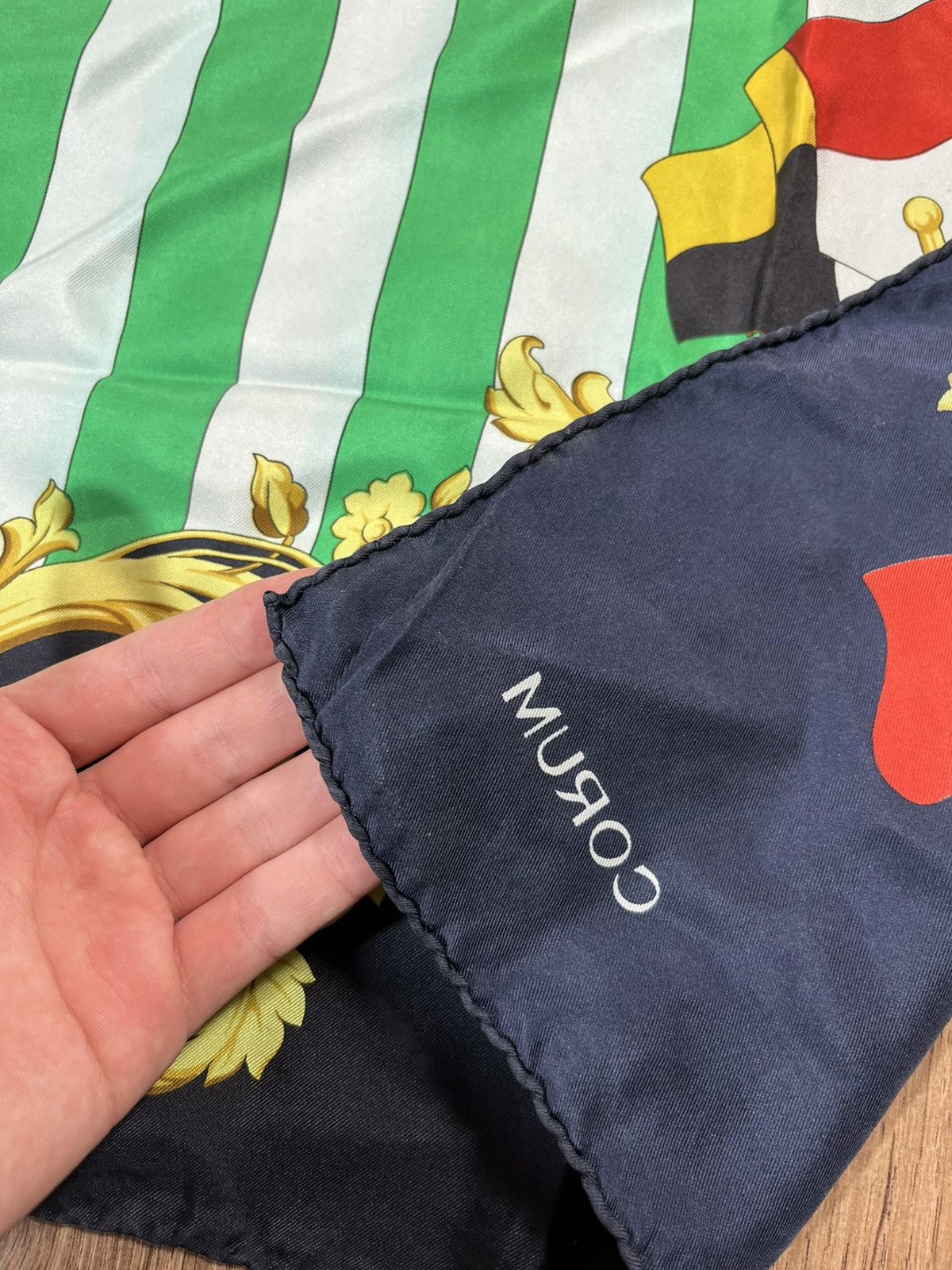 Vintage ⌚️Corum Vintage Silk Scarf⌚️ Size ONE SIZE - 9 Thumbnail