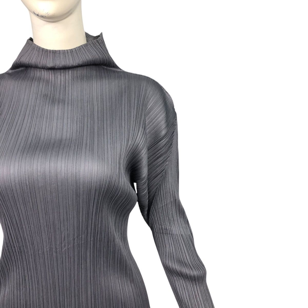 Issey Miyake 🔥VINTAGE PLEATS PLEASE ISSEY MIYAKE TURTLE NECK LONG SLEEVE Size M / US 6-8 / IT 42-44 - 6 Thumbnail