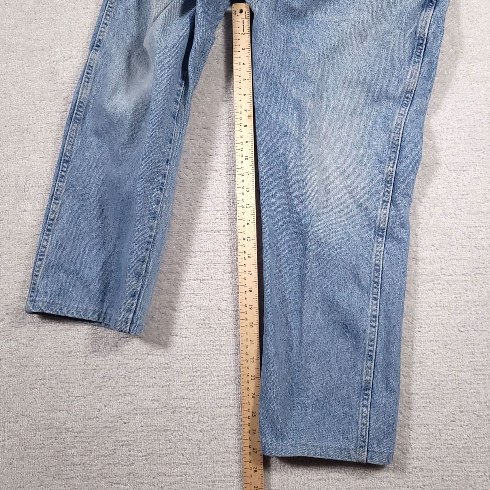 Wrangler VINTAGE Wrangler Jeans Mens 38 Blue 38x30 Actual 35x27 Straight Rugged Wear Suspender Size US 38 / EU 54 - 7 Thumbnail