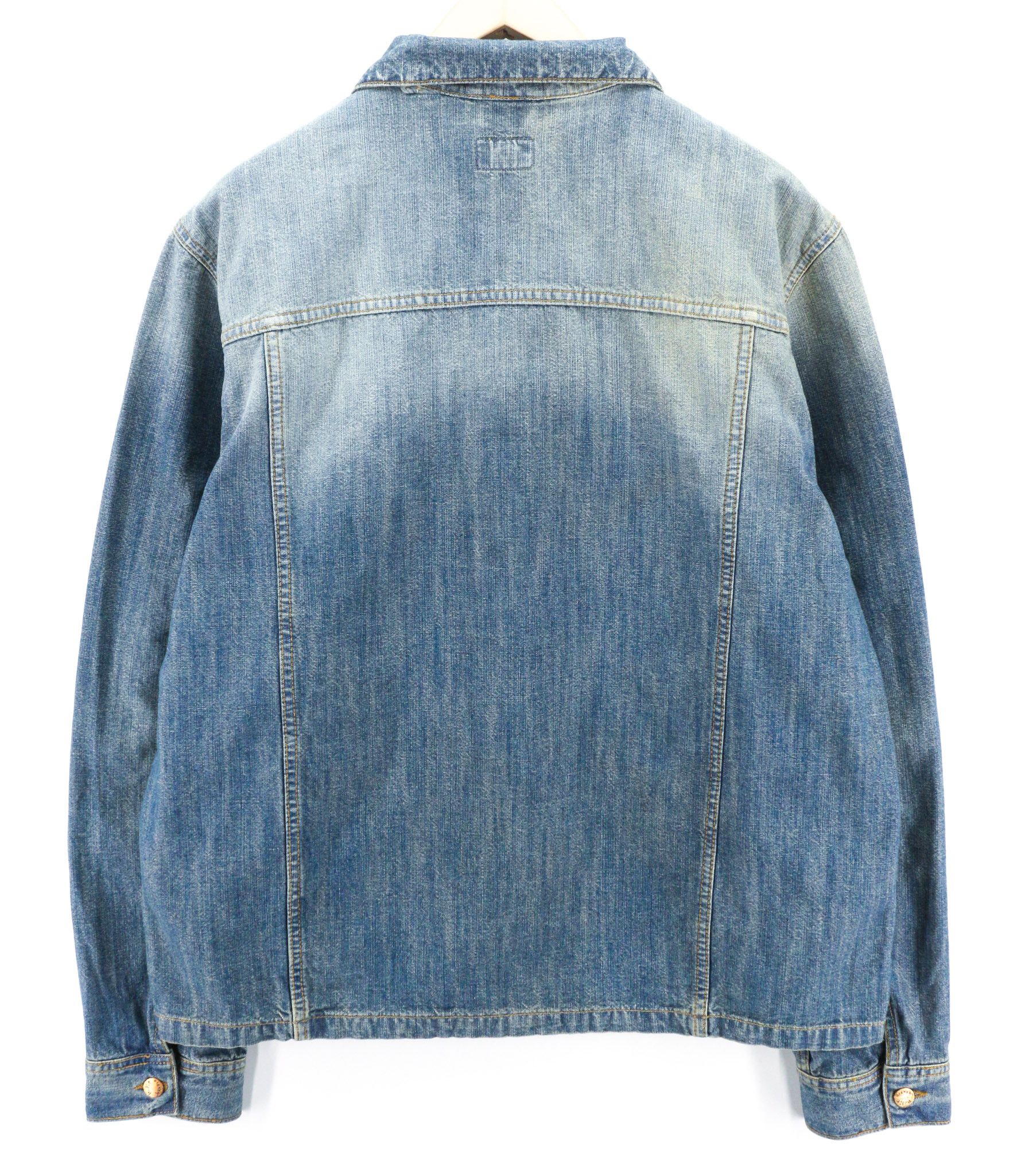 Nudie Jeans RONNY 2XL Indigo Blue Washed Buttoned Jacket 80732 Size US XXL / EU 58 / 5 - 2 Thumbnail