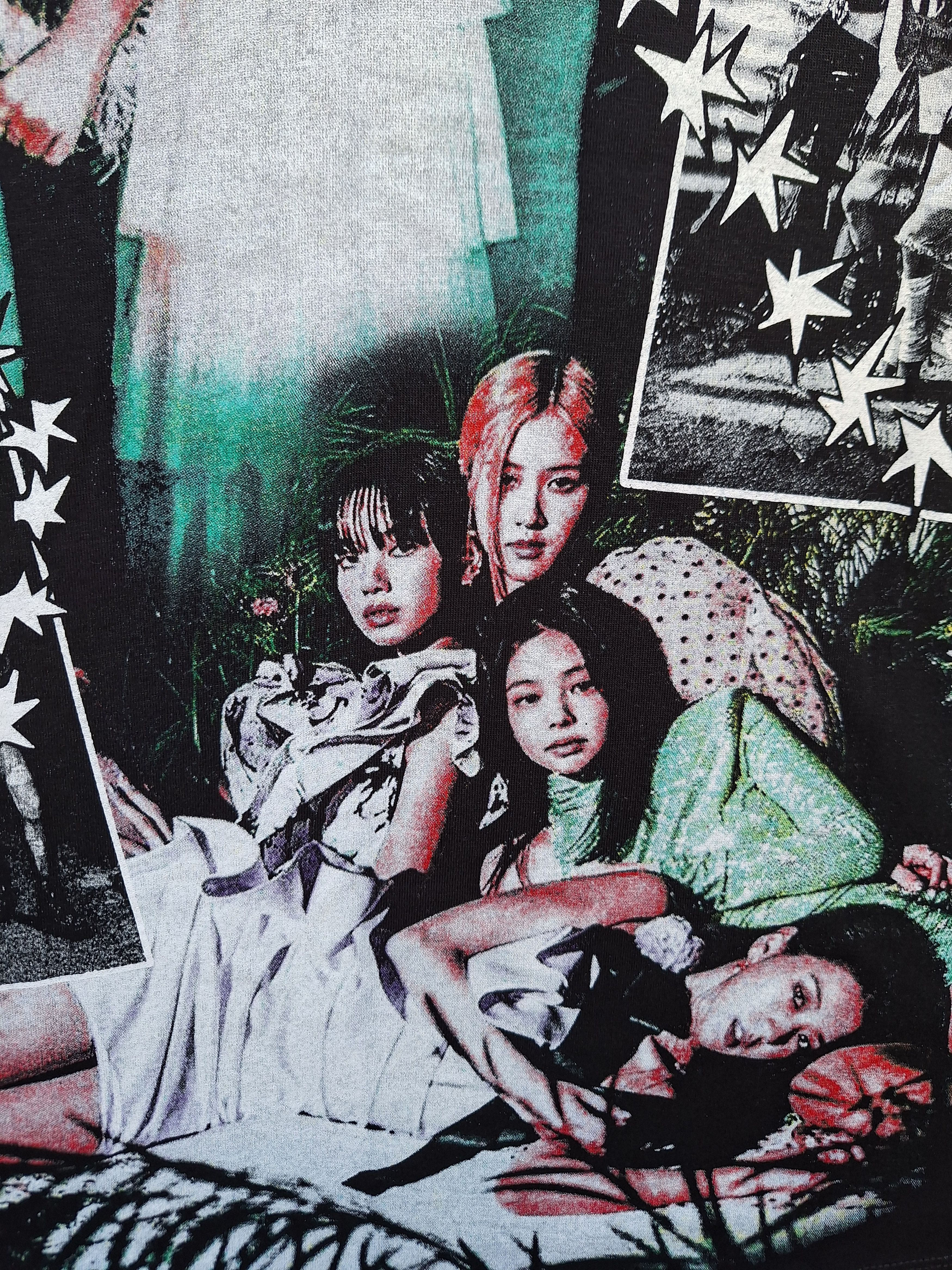 🔥RARE🔥 BLACKPINK la lisa jennie jisoo rose rap tees boot