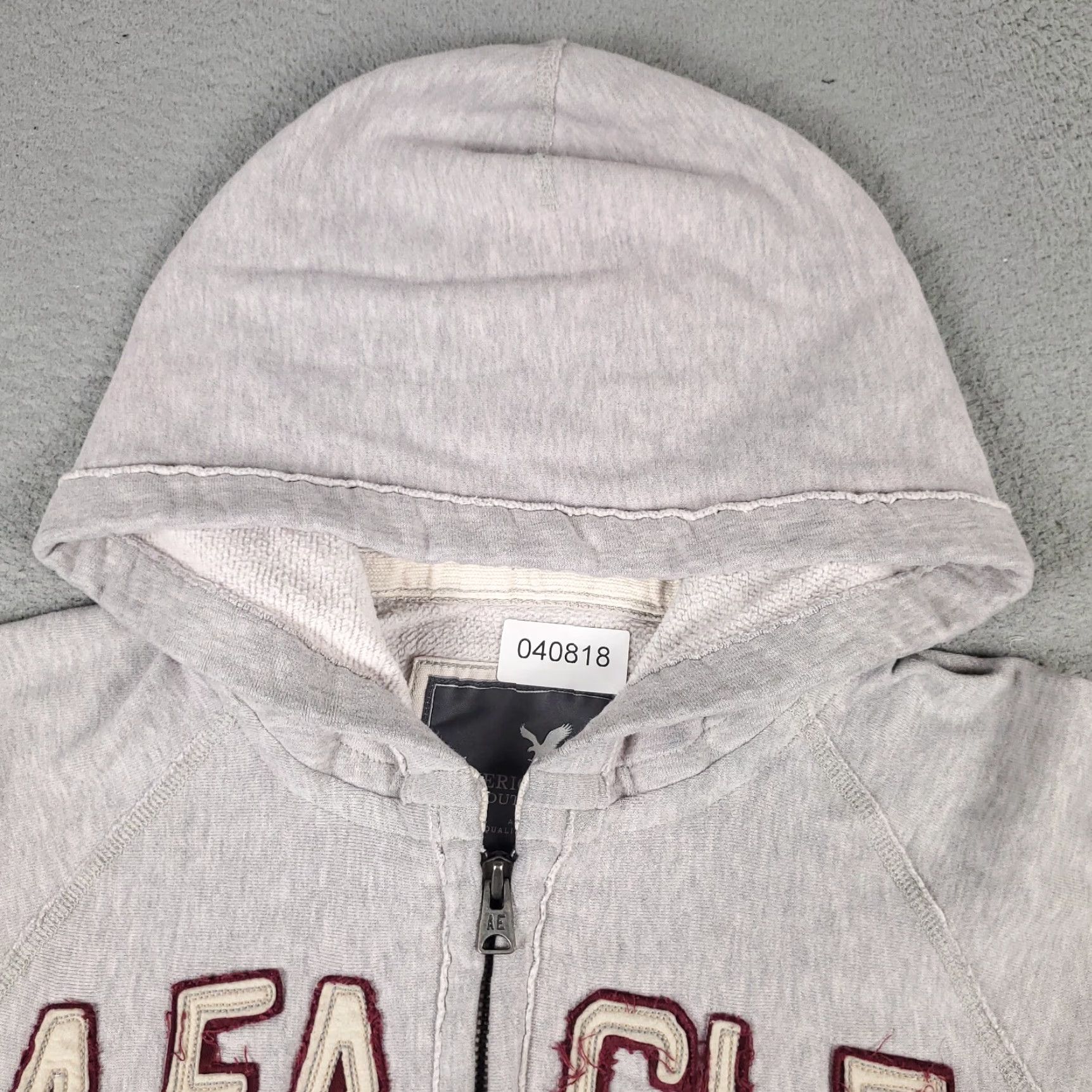 American Eagle Outfitters American Eagle Hoodie Mens Large Gray Casual Pullover Sweatshirt Size US L / EU 52-54 / 3 - 2 Thumbnail
