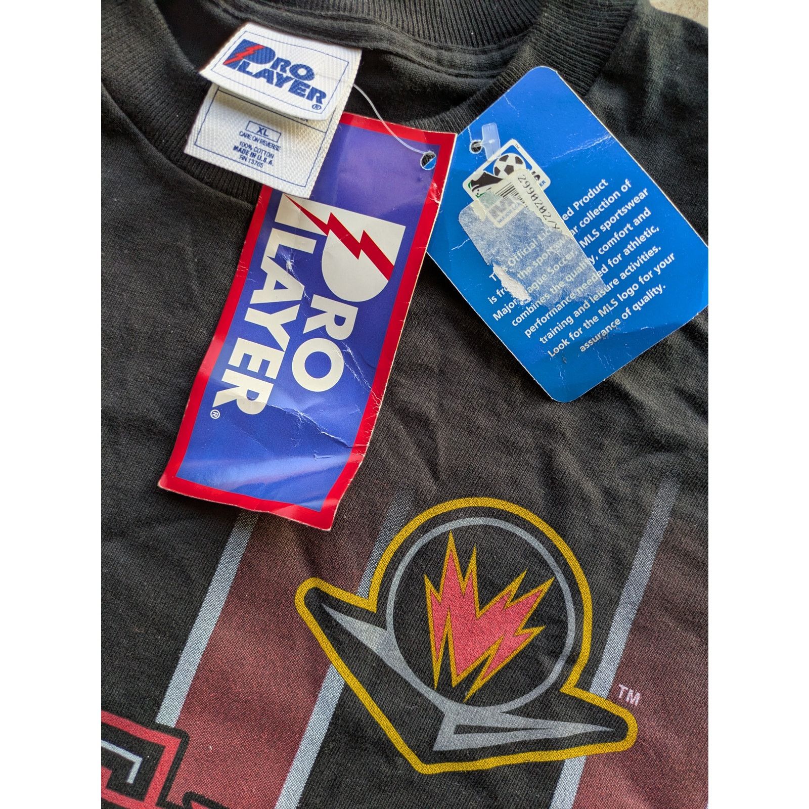 Nike × Starter NY/NJ MetroStars 90s "shirsey" XL jersey blk MLS soccer vtg Size US XL / EU 56 / 4 - 3 Thumbnail