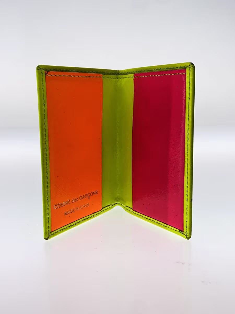 Comme des Garcons Neon Leather Card Wallet Size ONE SIZE - 4 Thumbnail