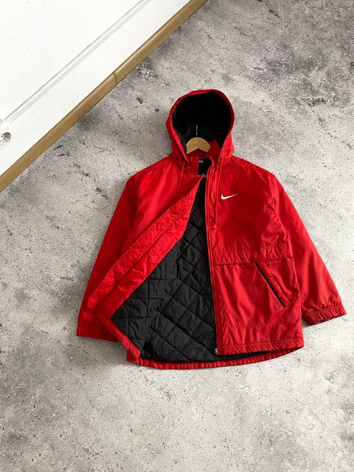 Nike × Vintage Vintage Nike Embroidered Big Logo Jacket Size US S / EU 44-46 / 1 - 3 Thumbnail