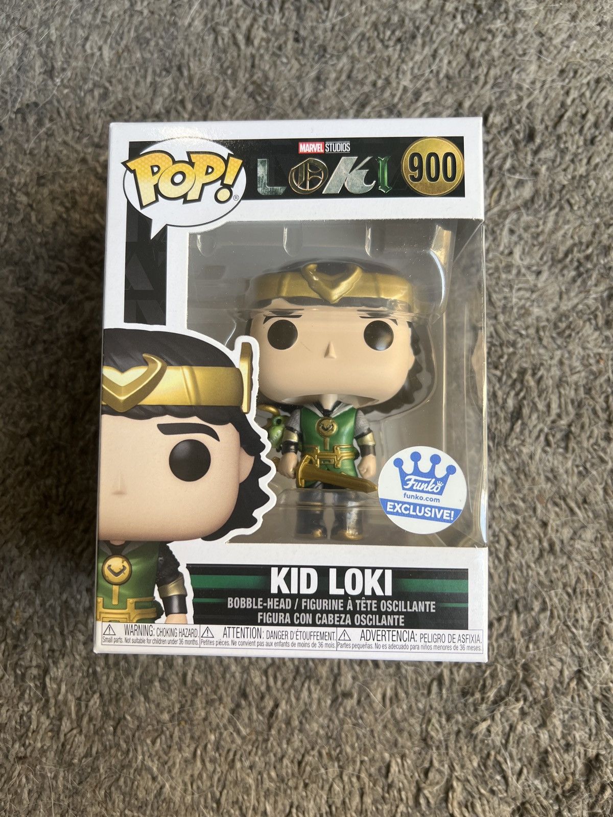 Marvel Comics Funko Pop! Kid Loki Bobble-Head Size ONE SIZE - 1 Thumbnail