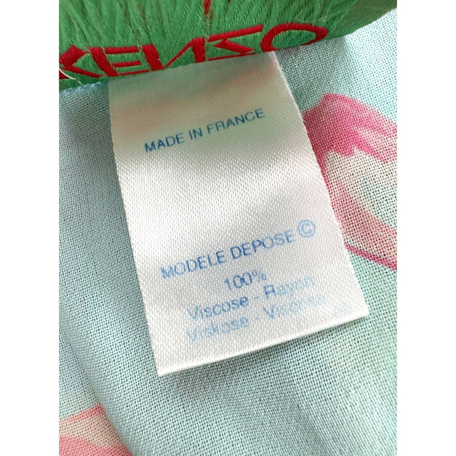Kenzo Kenzo Jungle womens tunic blouse Size 40 Blue Size S / US 4 / IT 40 - 5 Thumbnail