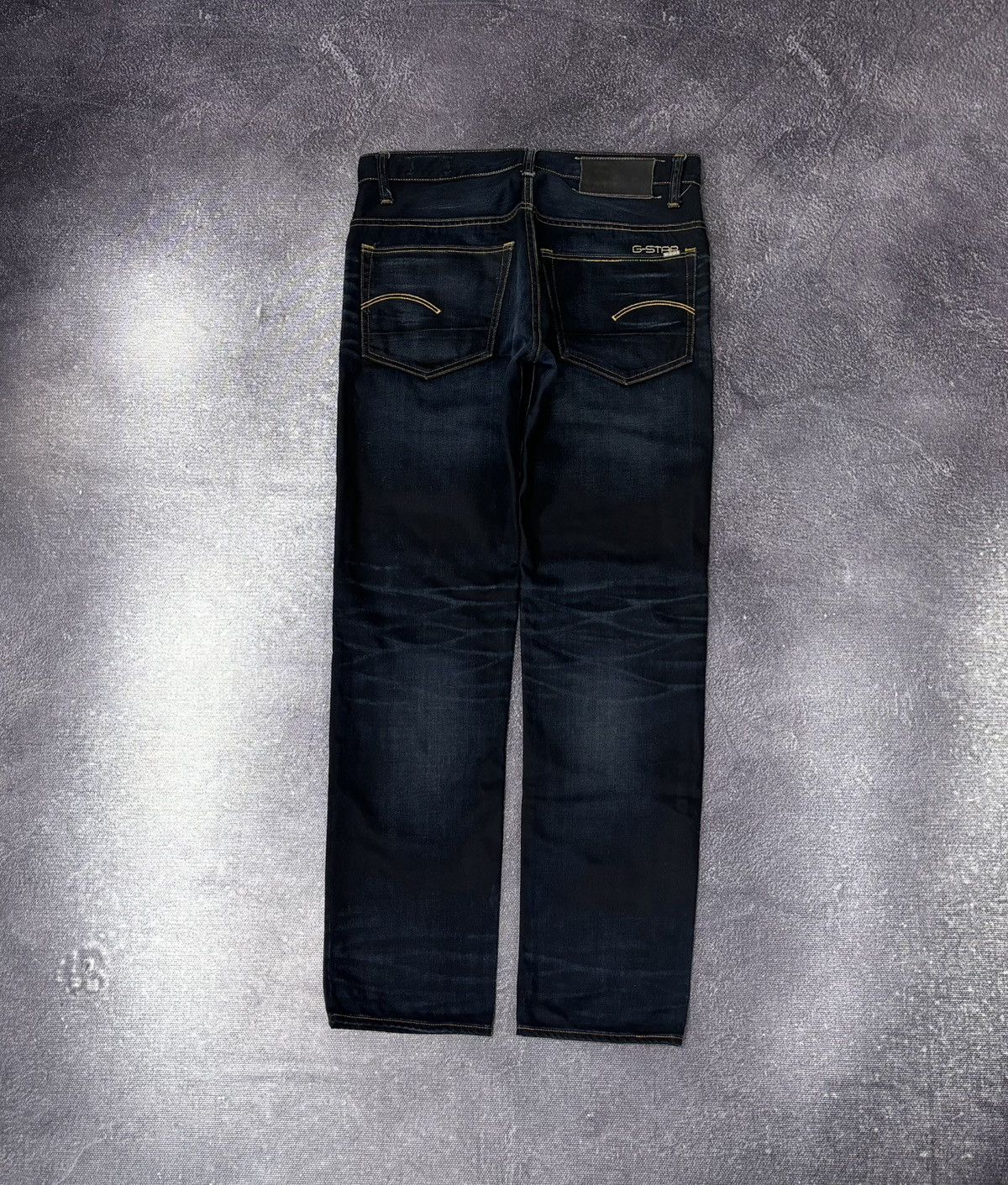 G-Star Vintage G-Star Raw Avant Garde Hype Navy Denim Biker Jeans Size US 33 - 1 Thumbnail