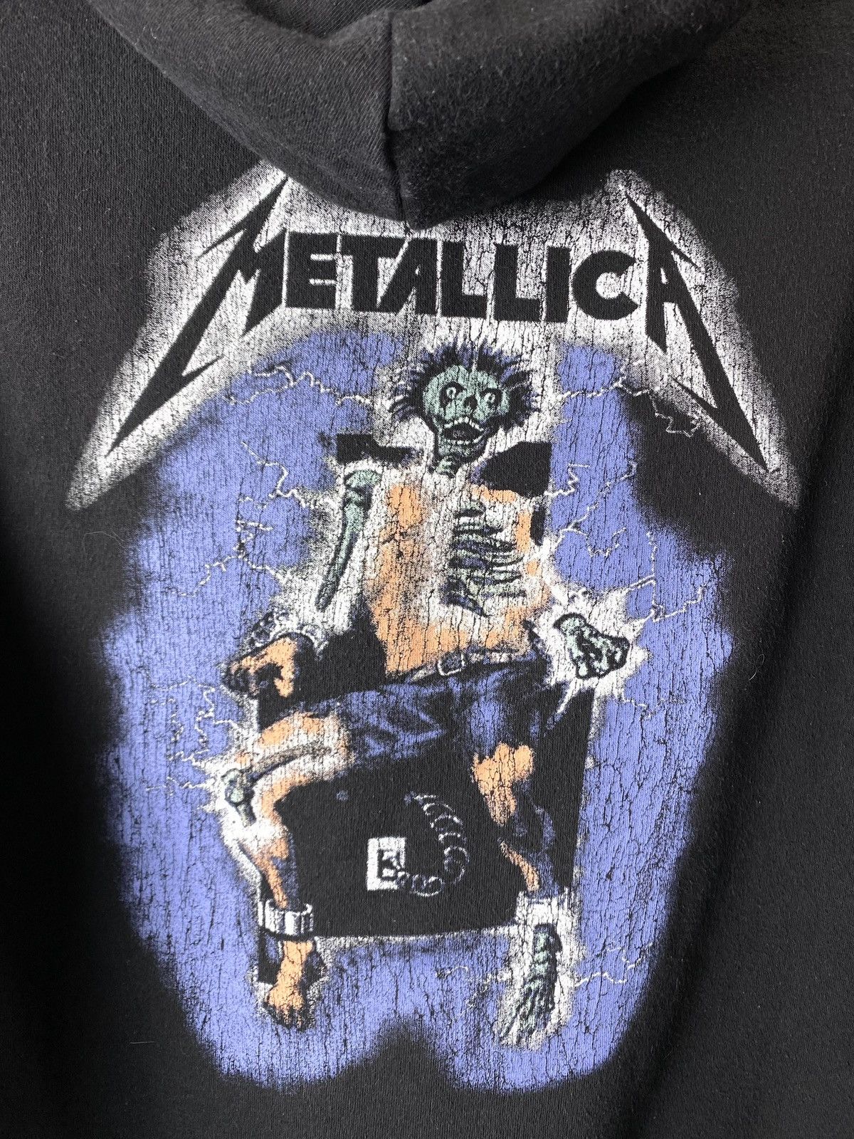Band Tees Vintage Style Metallica Ride the Lightning Band Hoodie Size US S / EU 44-46 / 1 - 7 Thumbnail