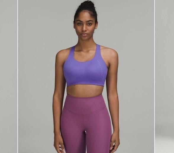 Designer Lululemon AirSupport Bra Indigo / Lavender size 34C Size ONE SIZE - 1 Thumbnail