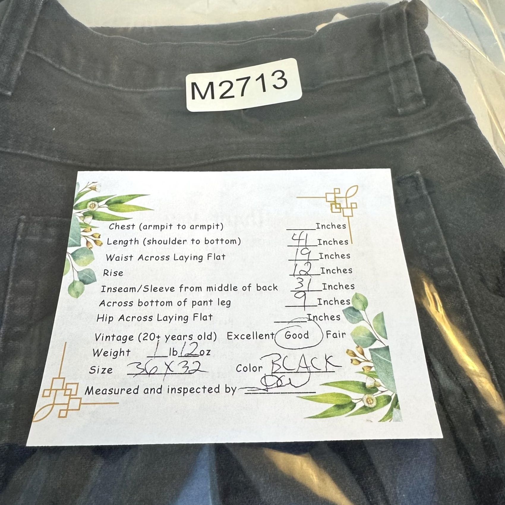 Dickies Dickies Pants Mens 36x32 Black Stretch Workwear Jeans Straight Leg EU1939RBK Size US 36 / EU 52 - 8 Thumbnail