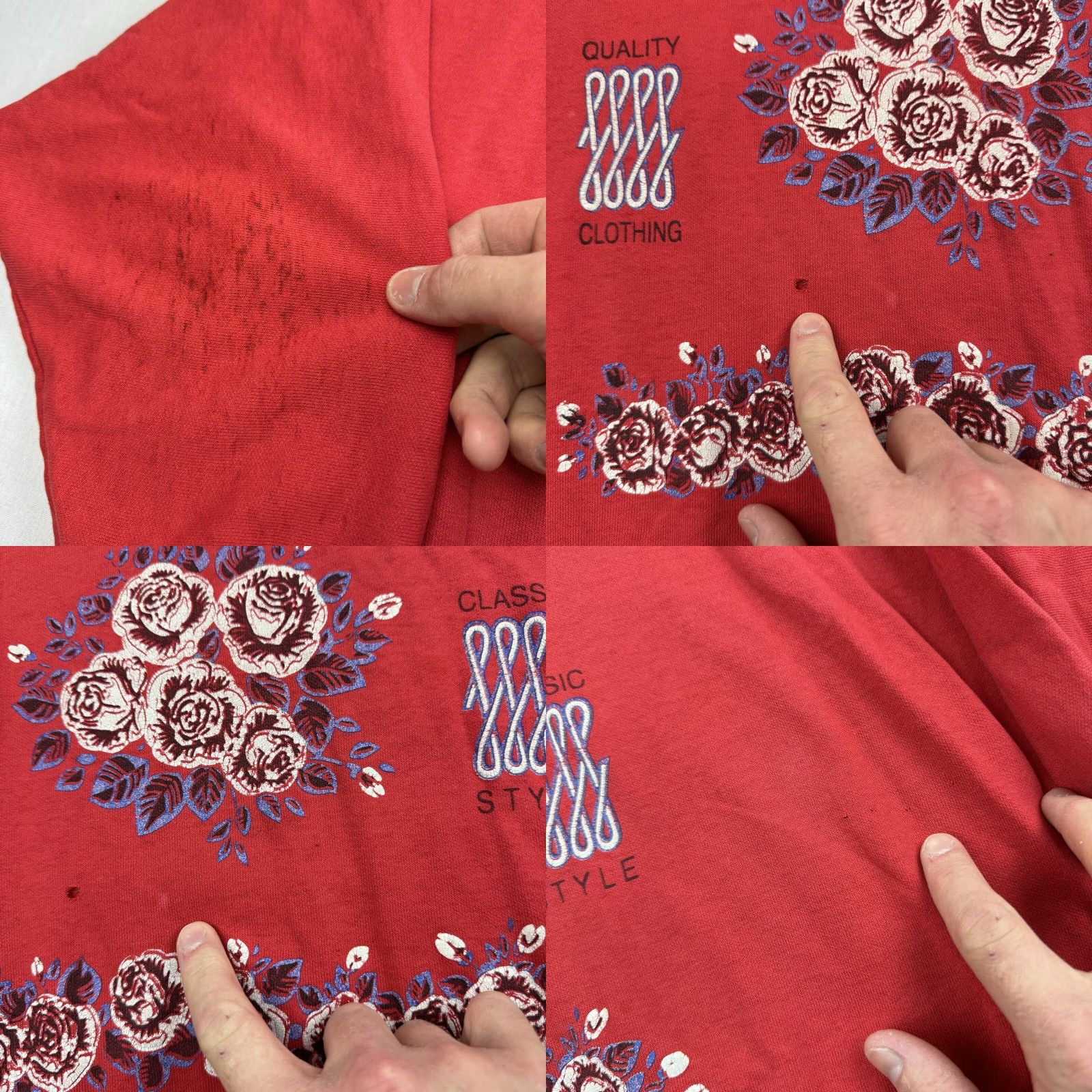 Vintage VINTAGE No Boundaries Sweatshirt XL Red Long Sleeve Pullover Activewear 90s Womens Size XL / US 12-14 / IT 48-50 - 8 Thumbnail