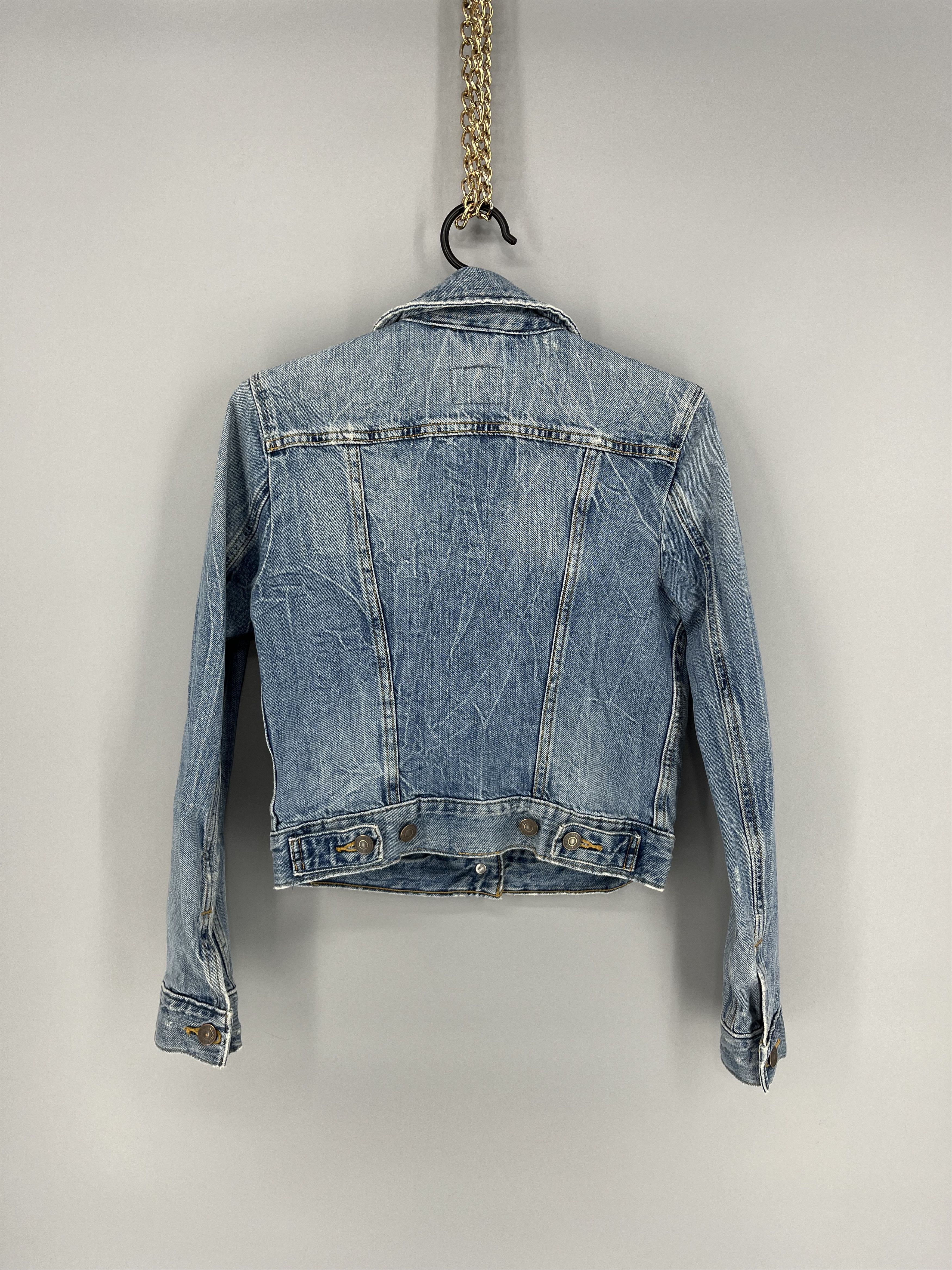 Levi's Womens Vintage Levis Denim Jeans Jacket 90s Retro Size XS Size XS / US 0-2 / IT 36-38 - 10 Thumbnail