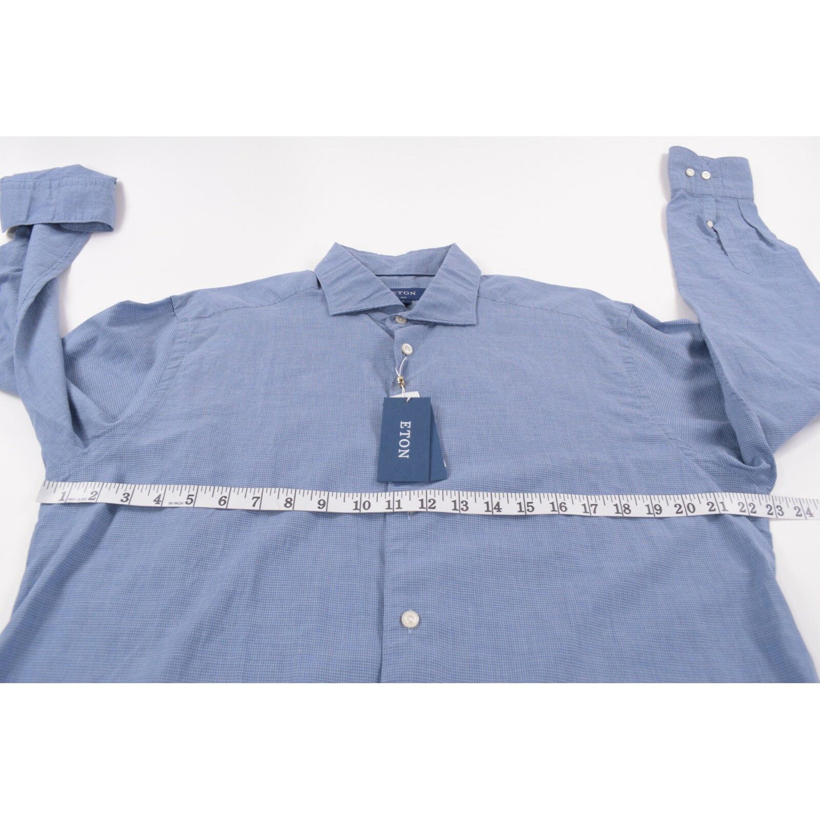 Eton Eton New with tags Shirt Size XL US In Blue Size US XL / EU 56 / 4 - 5 Thumbnail