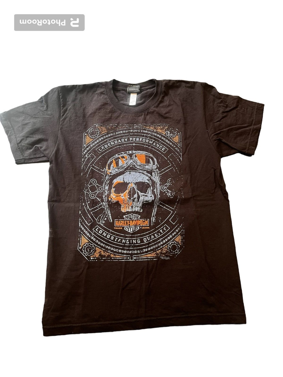 Harley-Davidson Muscle Tee Harley-Davidson Herren Muscle Shirt Schwarz -  Baumwolle Sleeveless Mit Totenkopf Print Harley Skull Sleeveless, image size:1200x1600