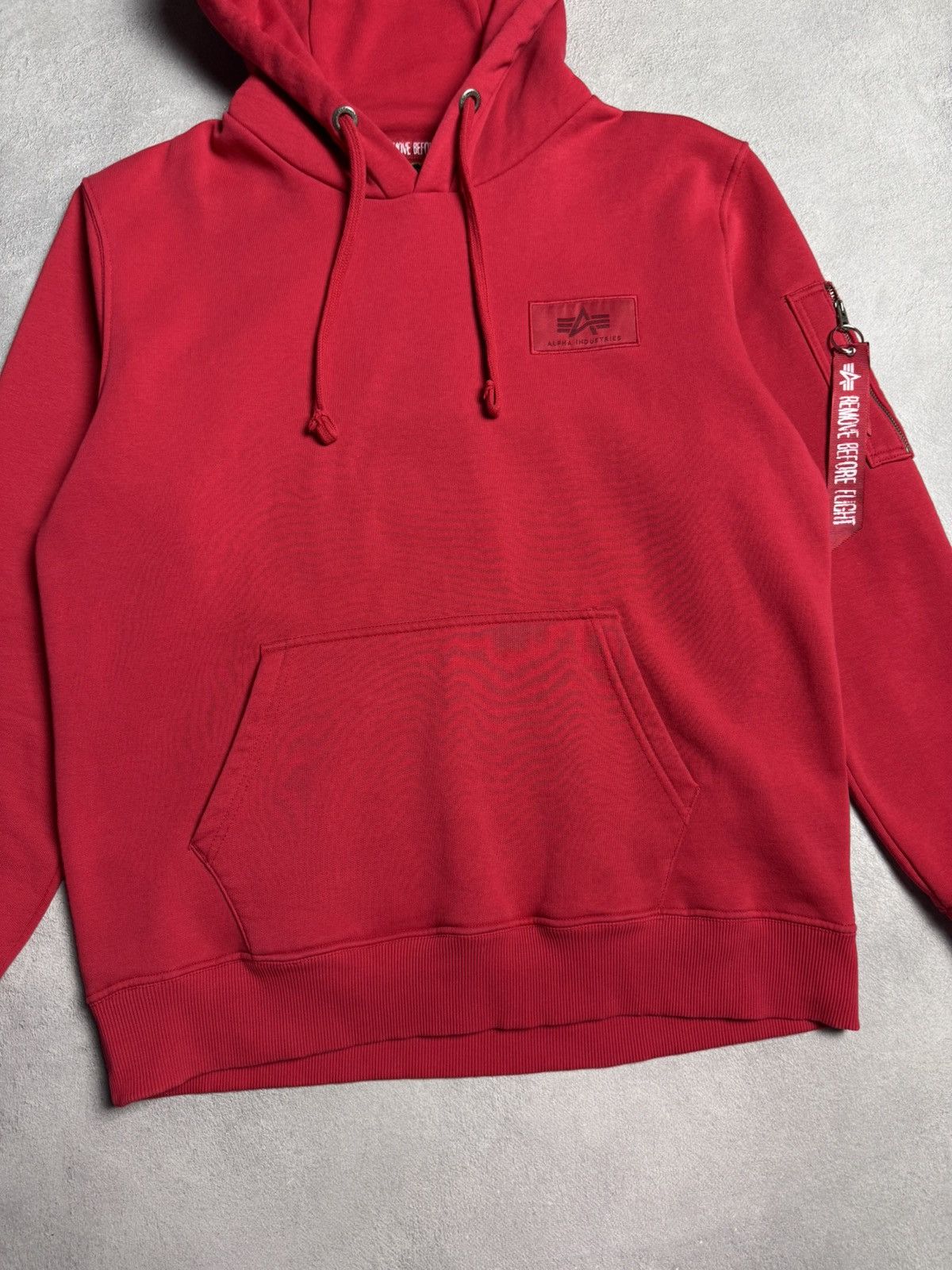 Alpha Industries Alpha Industries Big Logo Cotton Hoodie Red size L Size US L / EU 52-54 / 3 - 4 Thumbnail