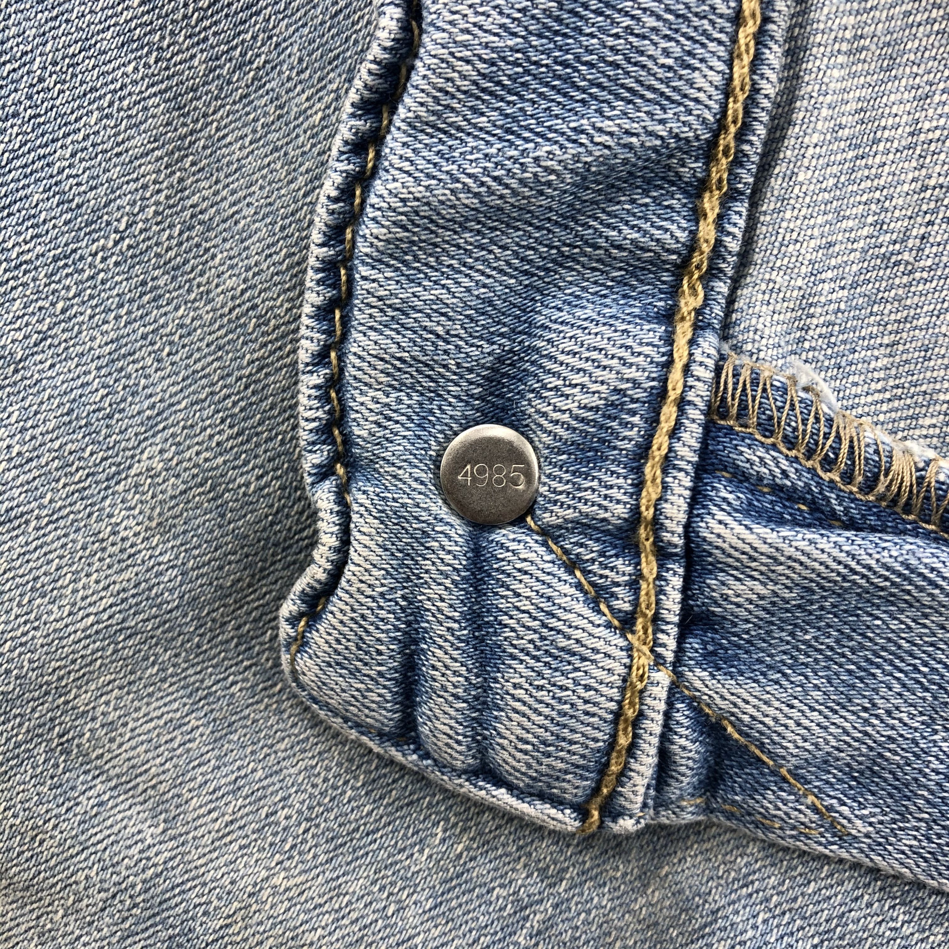 Levi's Vintage Levis 514 Jeans Dirty Faded Blue Wash kj664 Size US 37 - 8 Thumbnail