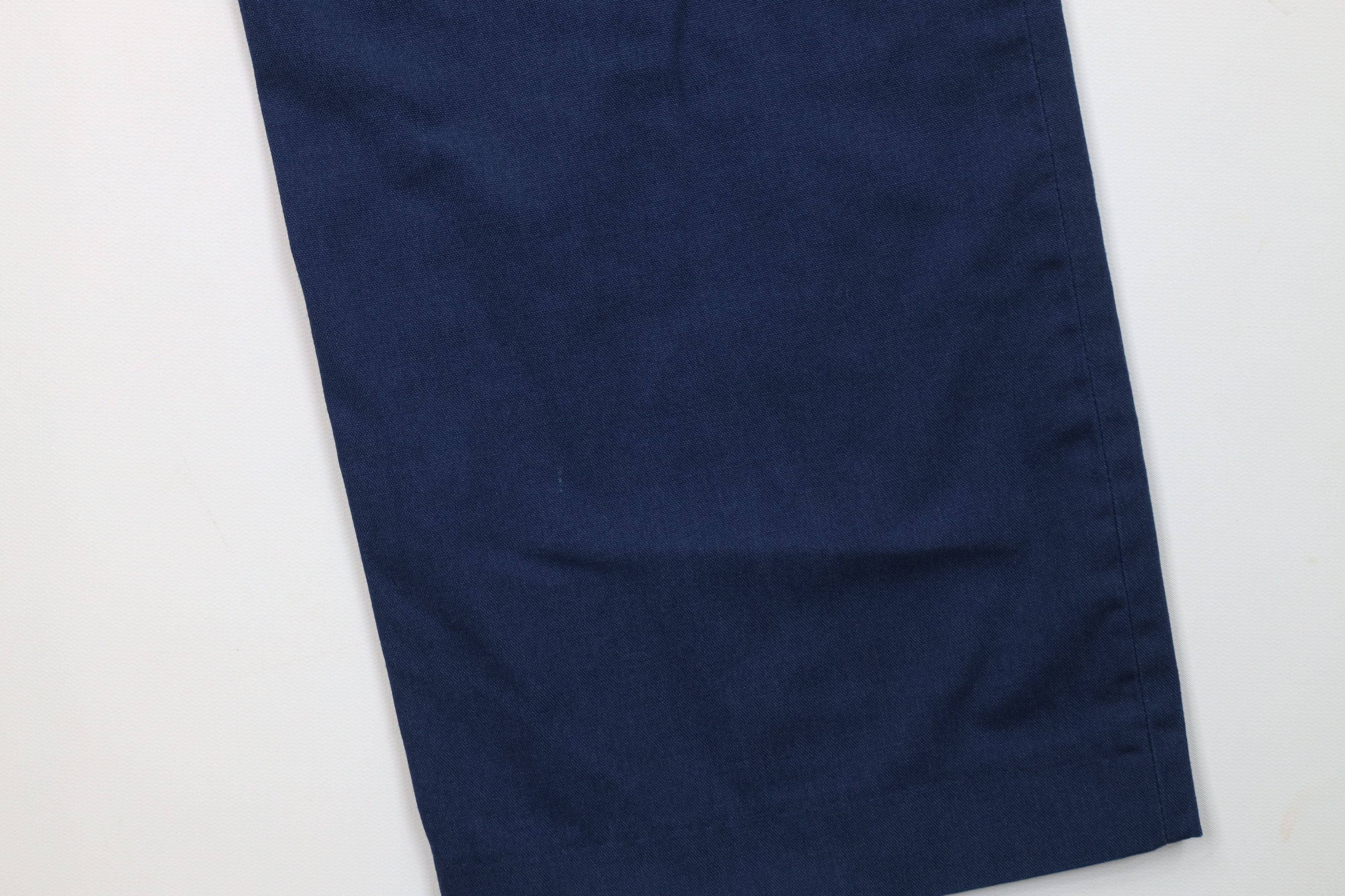 Vintage Vintage 70s Streetwear Wide Leg Workwear Pants Blue USA Size US 34 / EU 50 - 14 Thumbnail