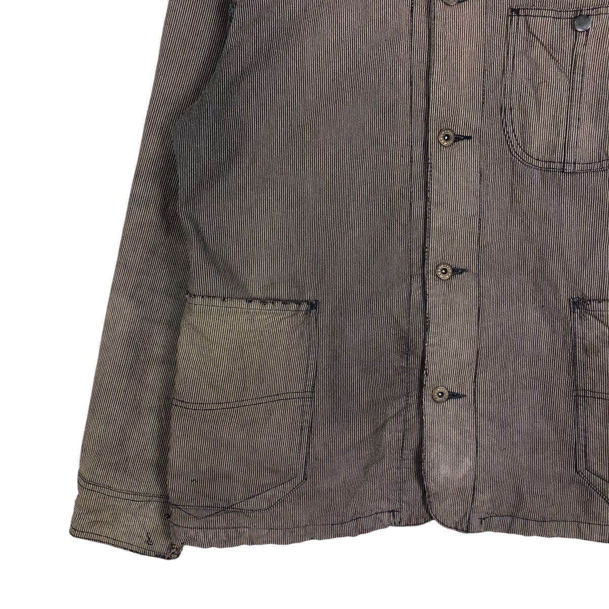 Japanese Brand 📌Vintage Hickory Chore Jacket Big Bill Stripe Issey Miyake Size US L / EU 52-54 / 3 - 5 Thumbnail
