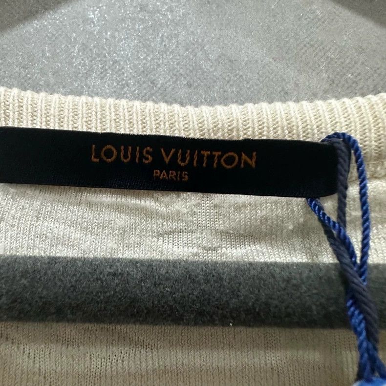 Louis Vuitton Louis Vuitton Off-white embossed towel short sleeve Size US XL / EU 56 / 4 - 4 Thumbnail