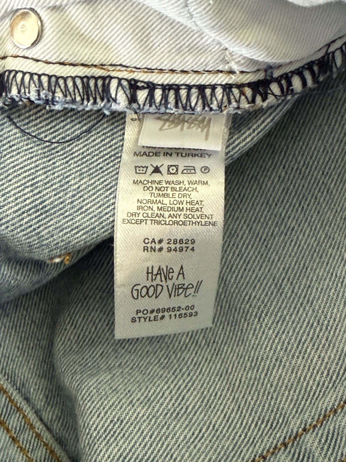 Stussy Double S Jeans Size US 30 / EU 46 - 4 Thumbnail