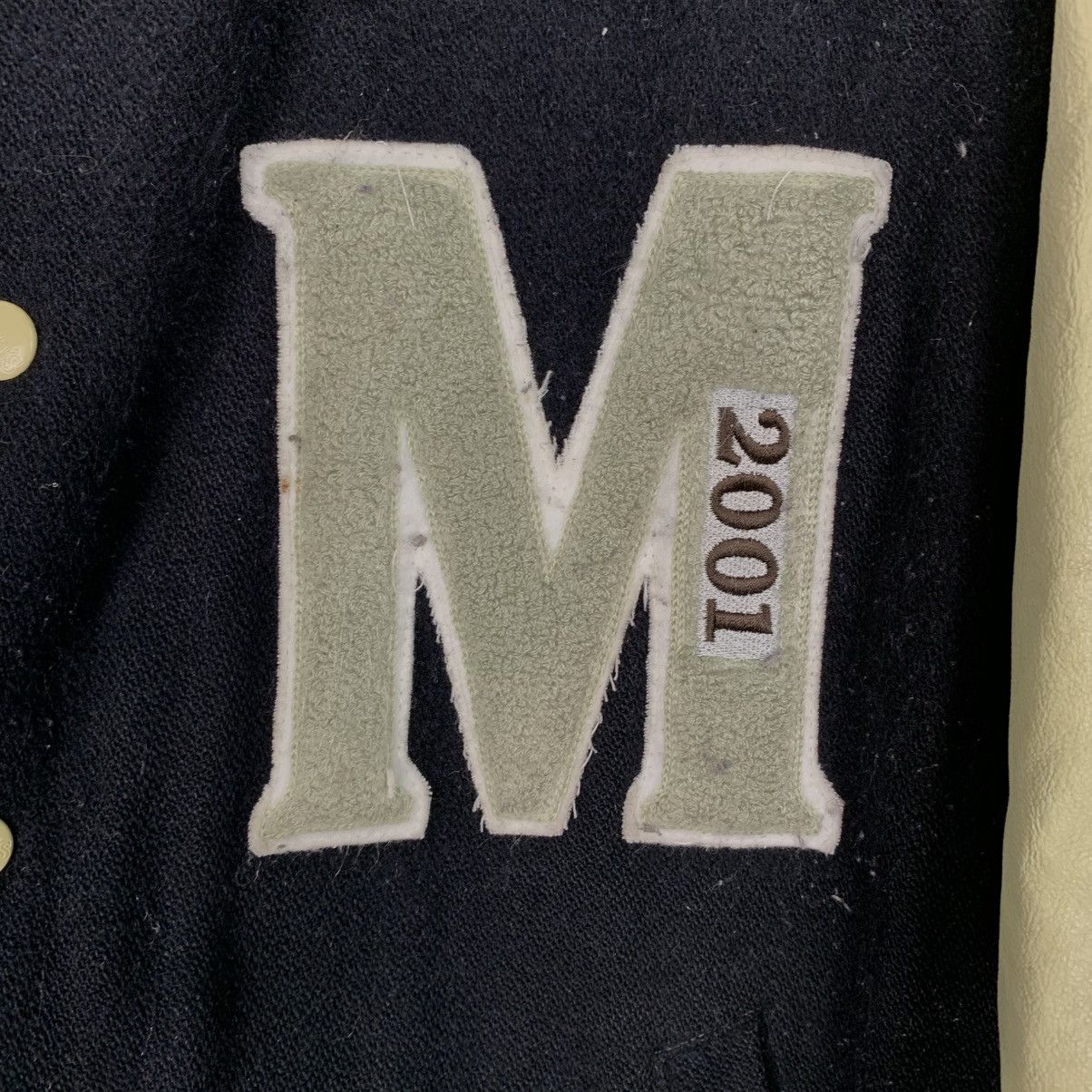 Japanese Brand Y2K Malt Beer Leather Varsity Jacket Size US M / EU 48-50 / 2 - 15 Thumbnail