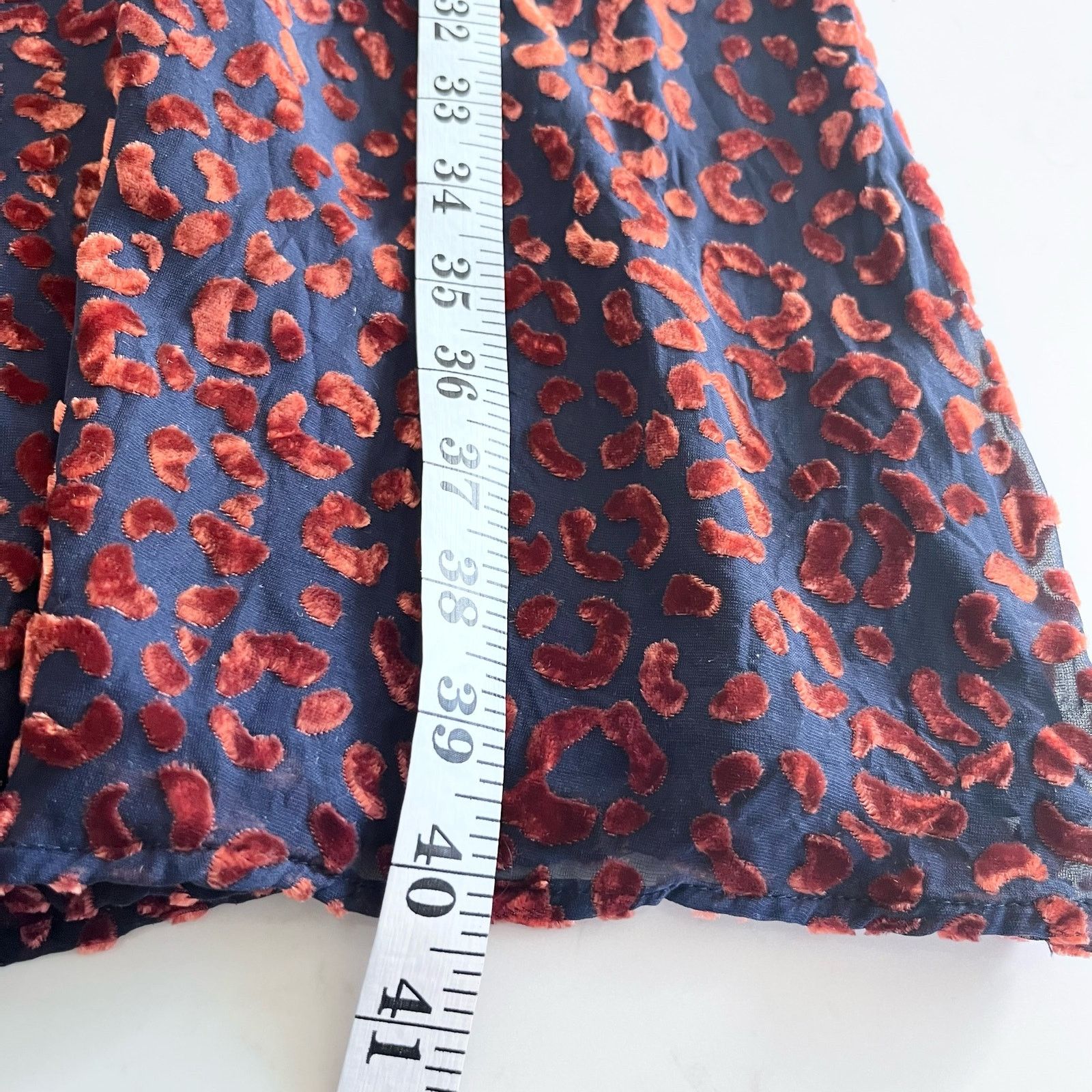 Boden Boden black georgette brown velvet silk blend midi dress Size XS / US 0-2 / IT 36-38 - 10 Thumbnail