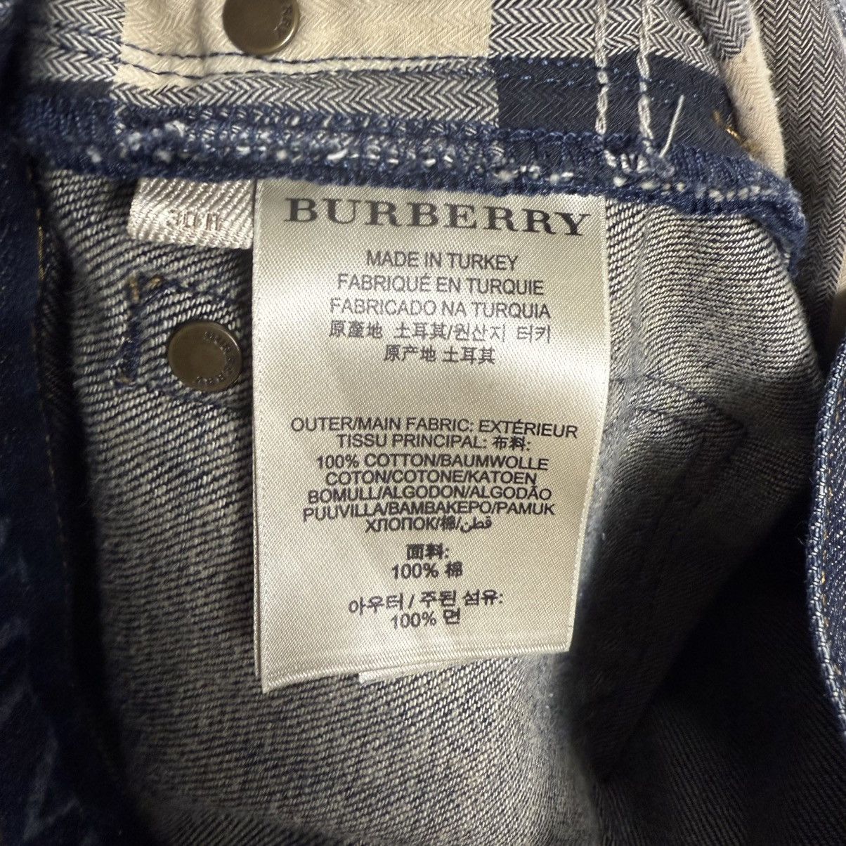 Burberry Burberry Dark Wash Straight Fit Denim Jeans Size US 30 / EU 46 - 12 Thumbnail